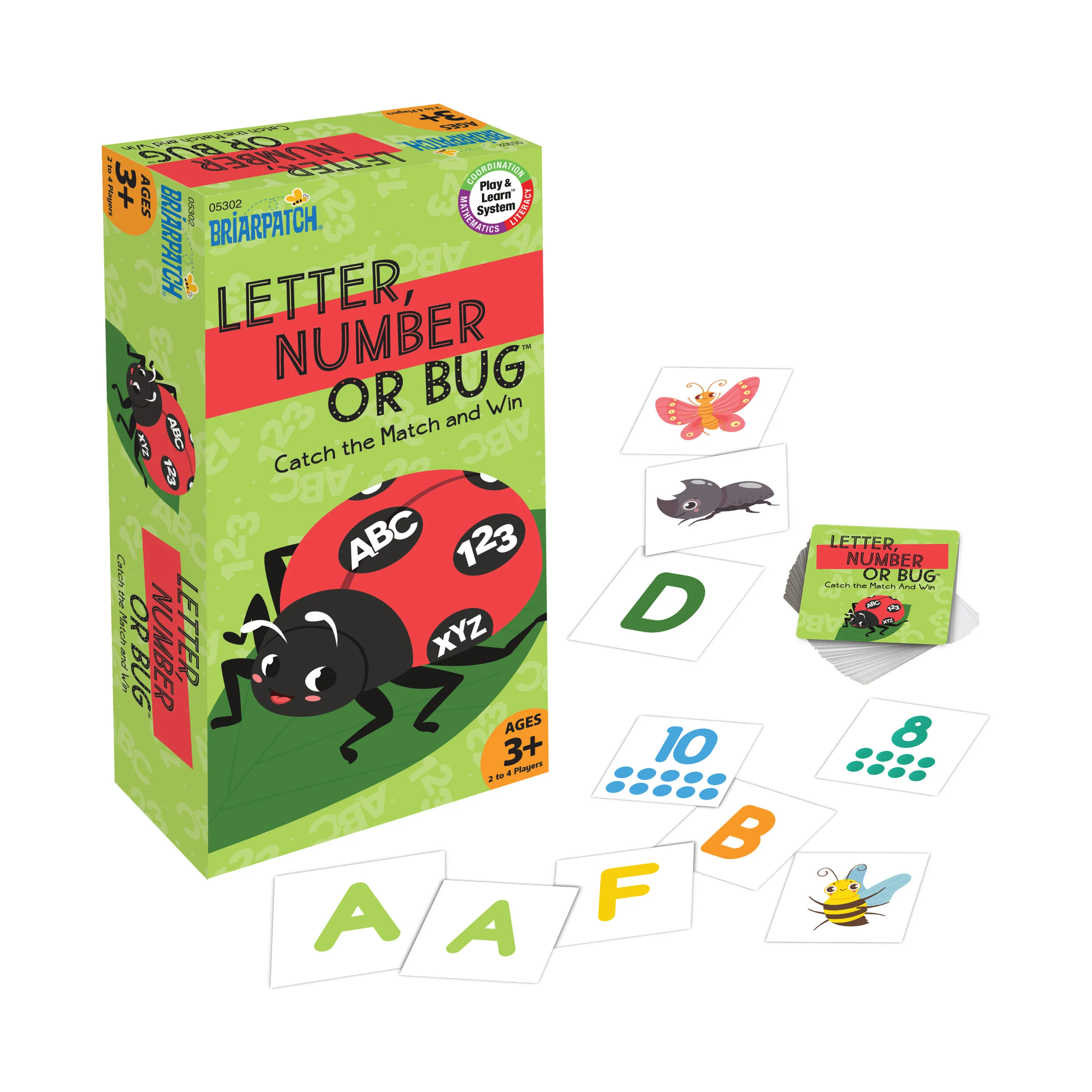 Briarpatch Letter, Number or Bug - Preschool Matching Game - Image 2
