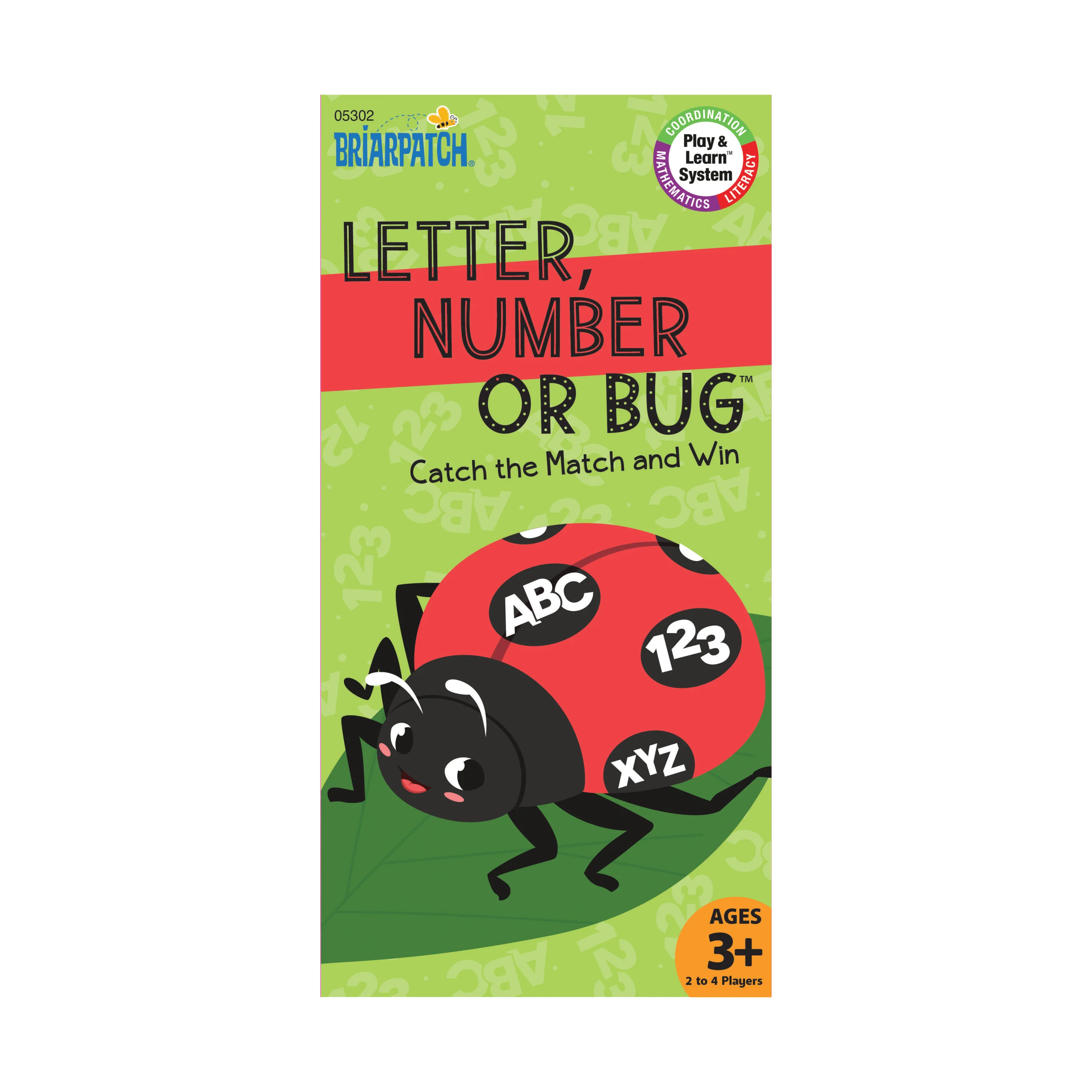 Briarpatch Letter, Number or Bug - Preschool Matching Game - Image 3