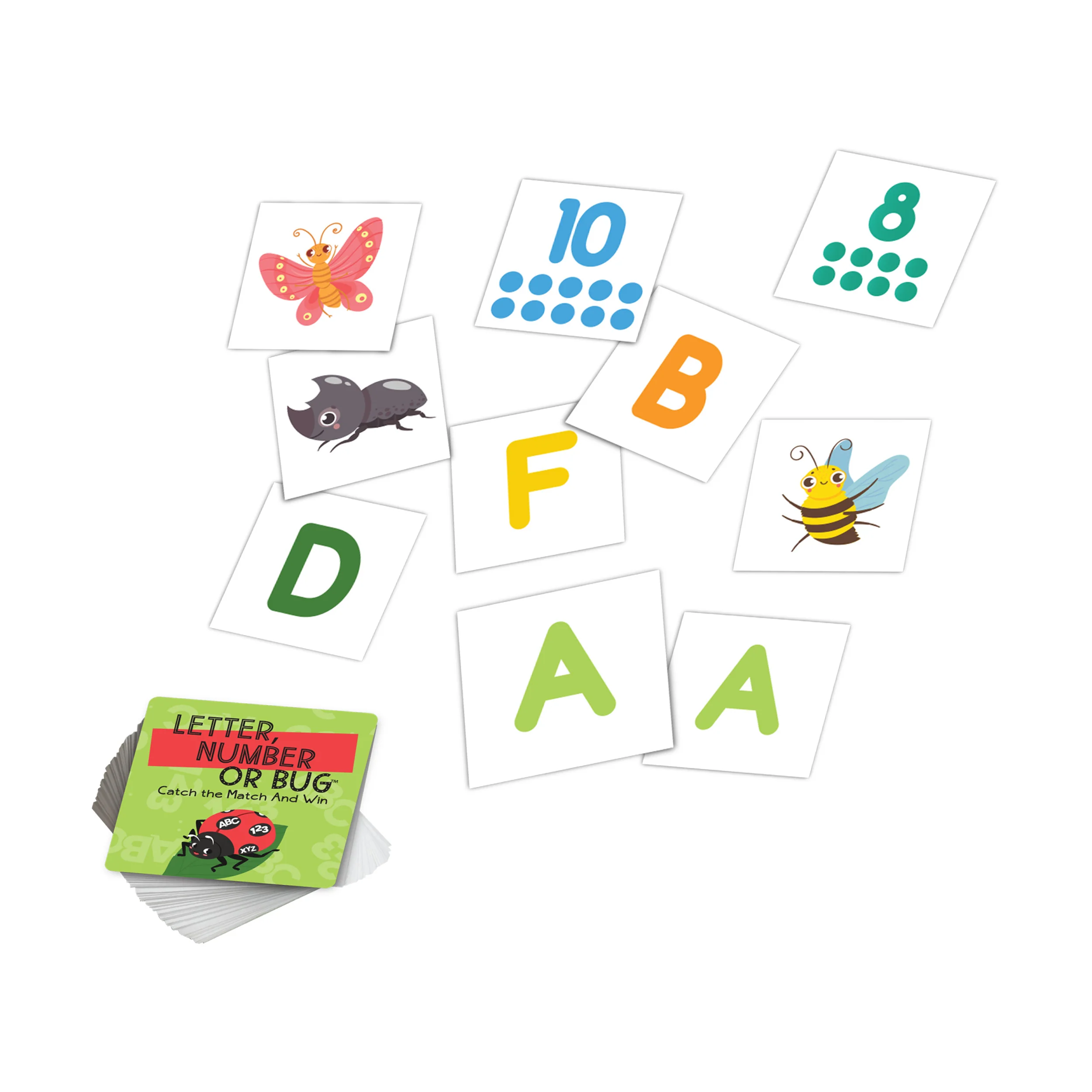 Briarpatch Letter, Number or Bug - Preschool Matching Game - Image 5