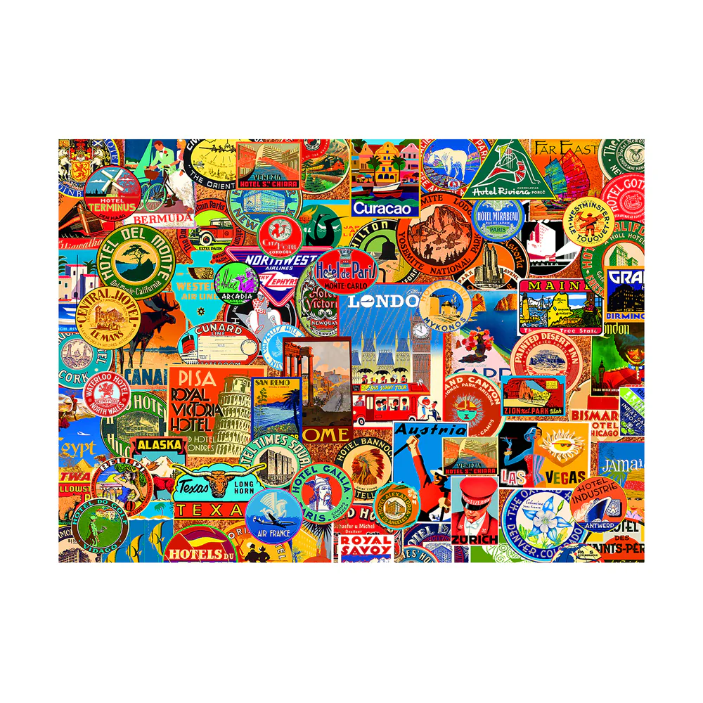Willow Creek Press World of Travel Jigsaw Puzzle - 1000 pc - Image 2