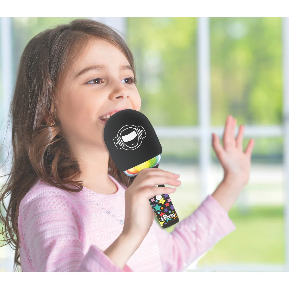 LEXIBOOK Bluetooth/Wireless Karaoke Microphone with sound and light effects - Image 8
