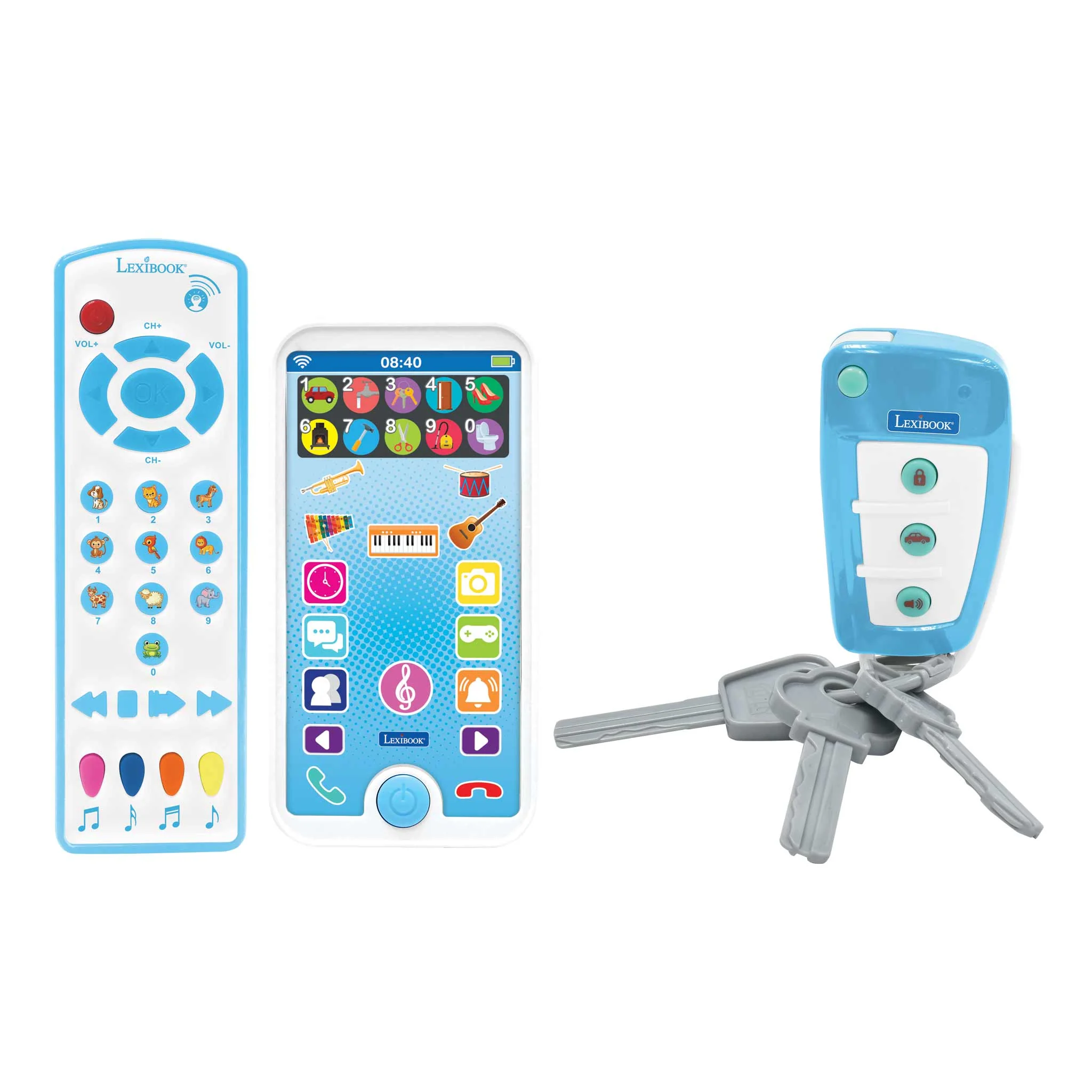 LEXIBOOK Educational Cell Phone, Remote Control and Keychain - Image 13