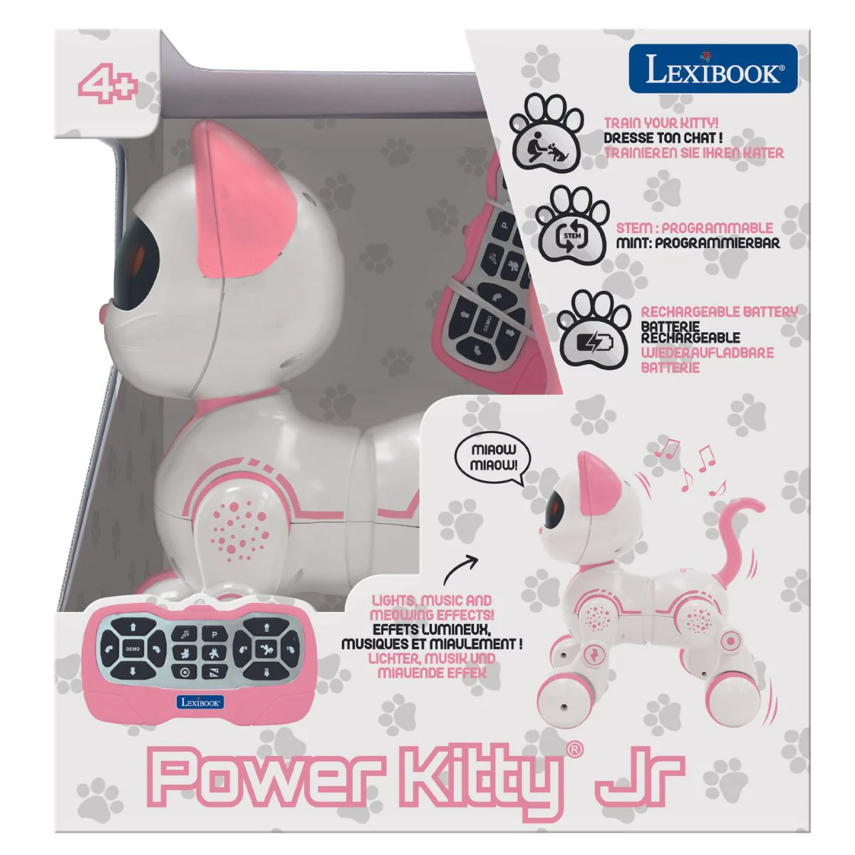 LEXIBOOK Power Kitty®  Junior – My robotic cat with programming functions, dances, walk, plays music incl. remote control. - Image 5