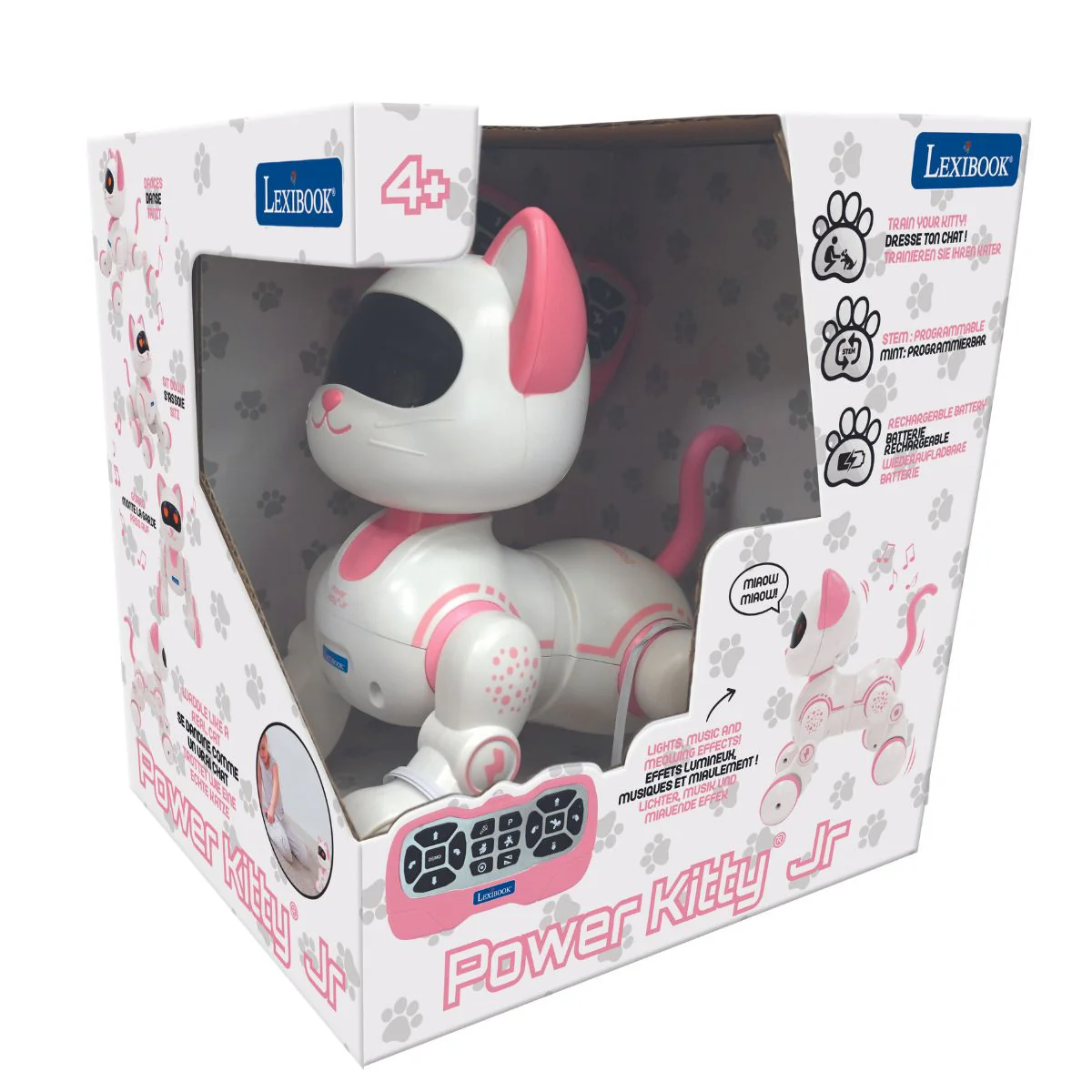 LEXIBOOK Power Kitty®  Junior – My robotic cat with programming functions, dances, walk, plays music incl. remote control. - Image 8