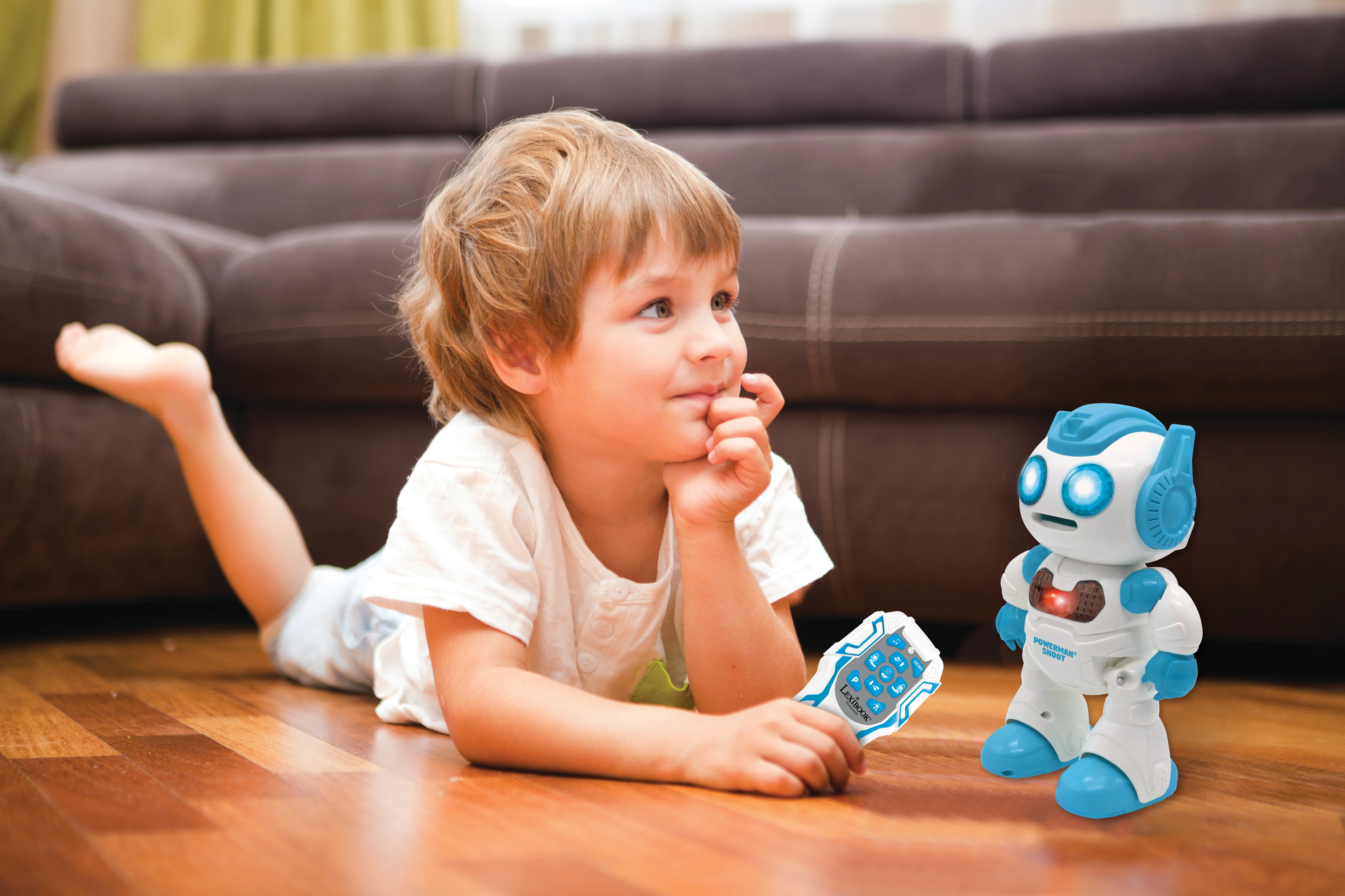 LEXIBOOK Powerman® Shoot STEM robot, dance, music, demo incl remote control & foam discs - Image 4