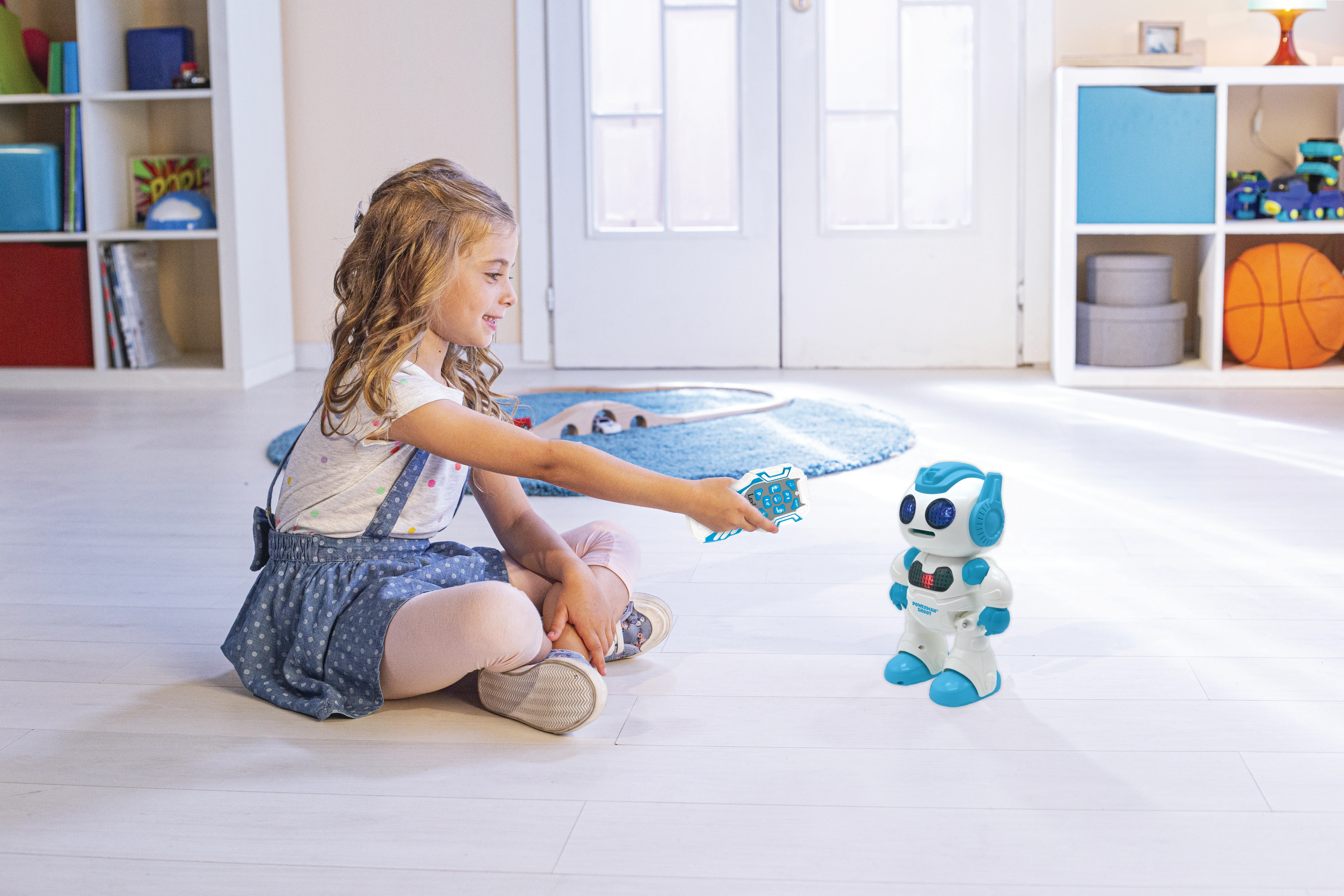 LEXIBOOK Powerman® Shoot STEM robot, dance, music, demo incl remote control & foam discs - Image 7