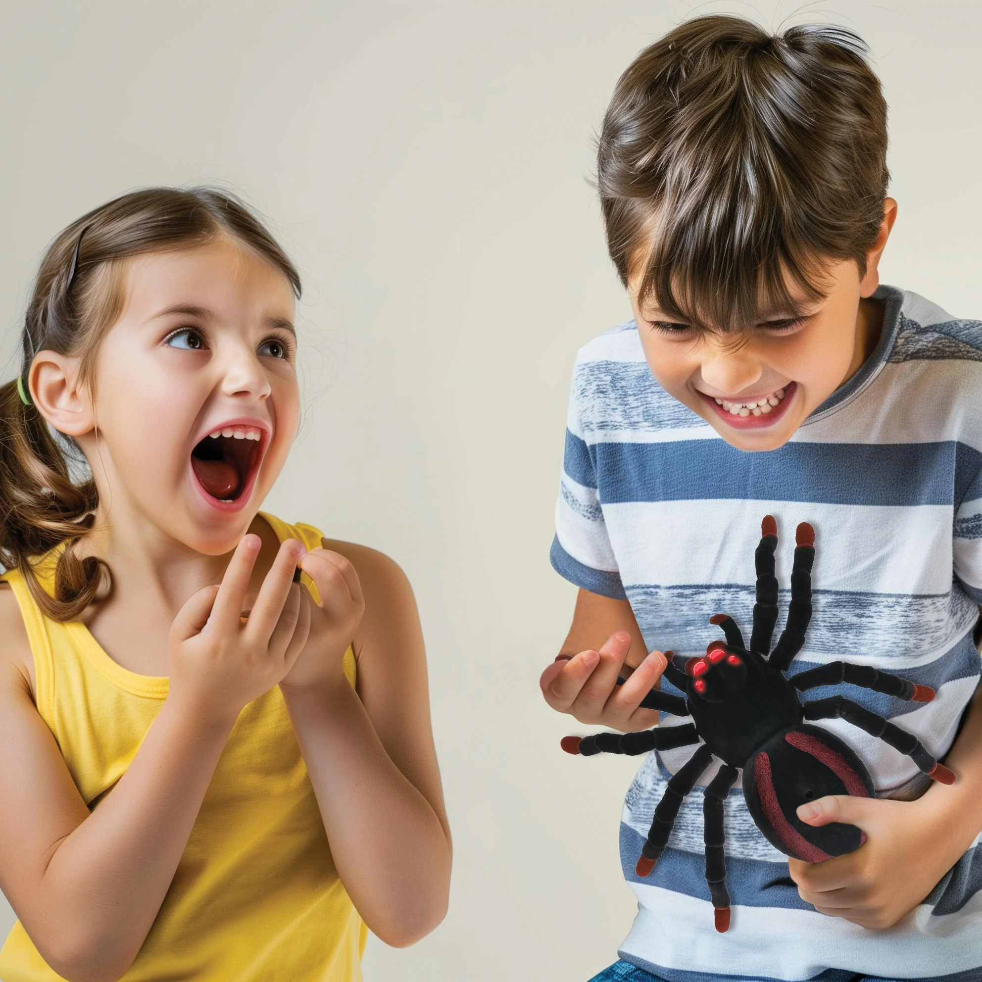 Lexibook Realistic Tarantula - Remote Controlled Spider with Light Effects - Black - Image 4