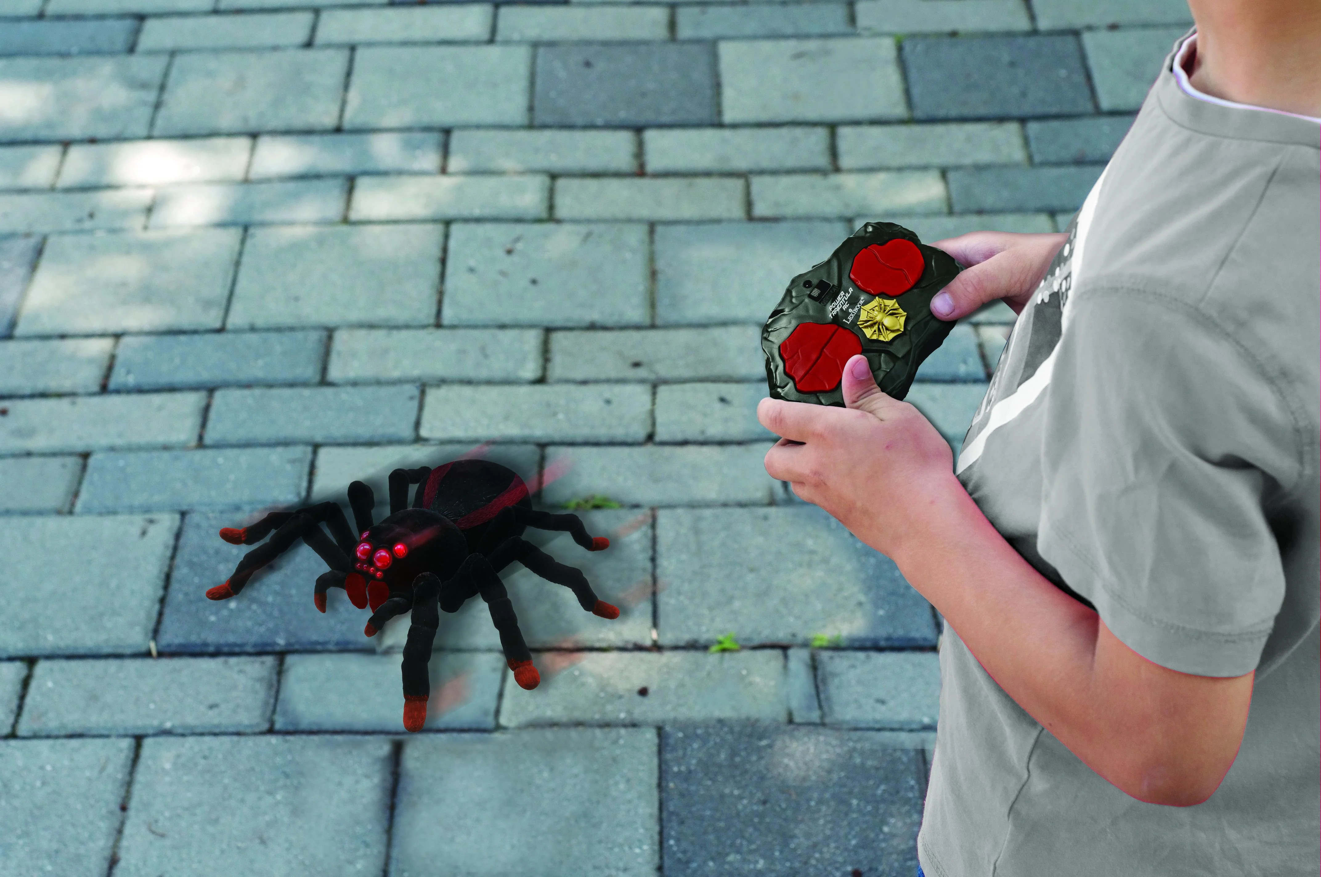 Lexibook Realistic Tarantula - Remote Controlled Spider with Light Effects - Black - Image 9