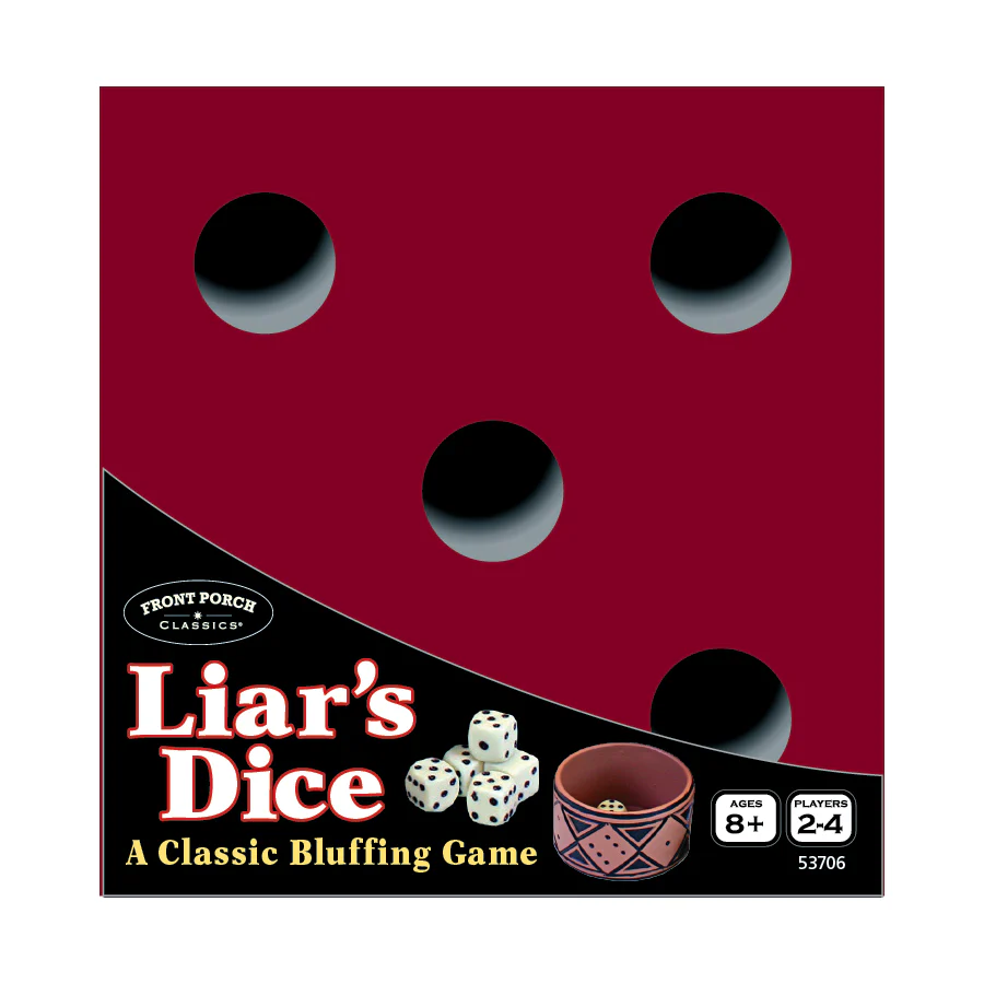 Liar's Dice Classic Bluffing Game by Front Porch Classics - Image 2