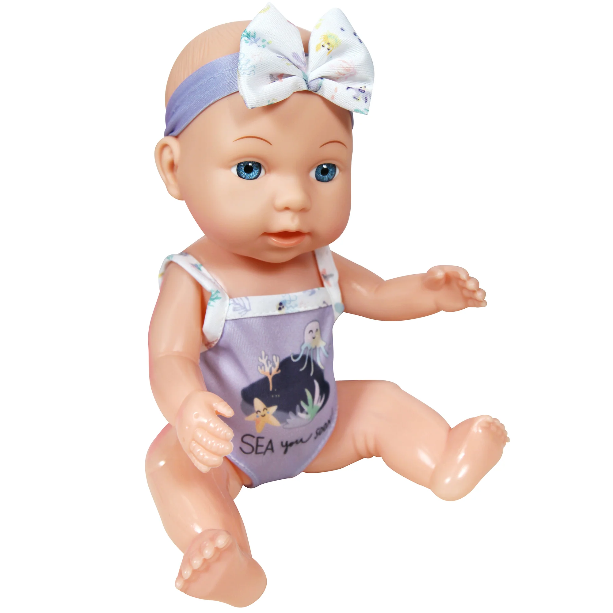 Lissi Sea Adventure 12" Baby Doll Bath Tub Playset with Care Accessories - Image 4