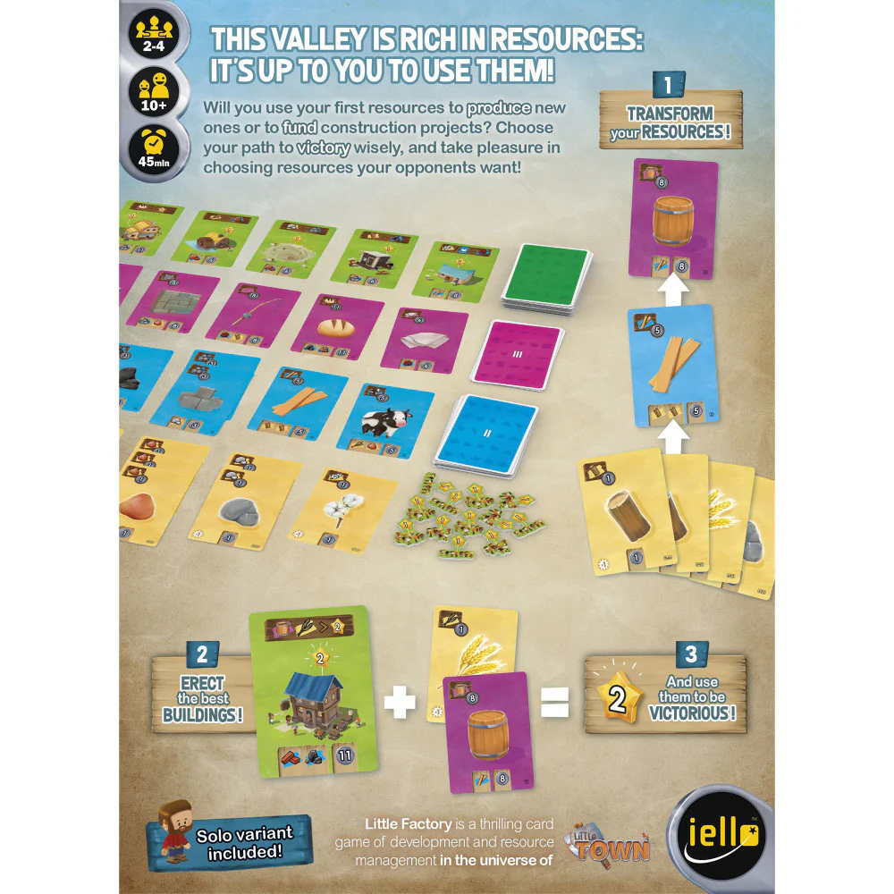 Little Factory Resource Management & Building Card Game by IELLO - Image 2