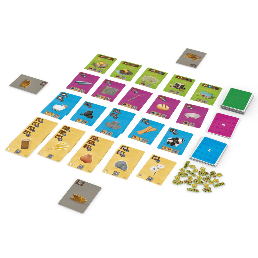 Little Factory Resource Management & Building Card Game by IELLO - Image 3