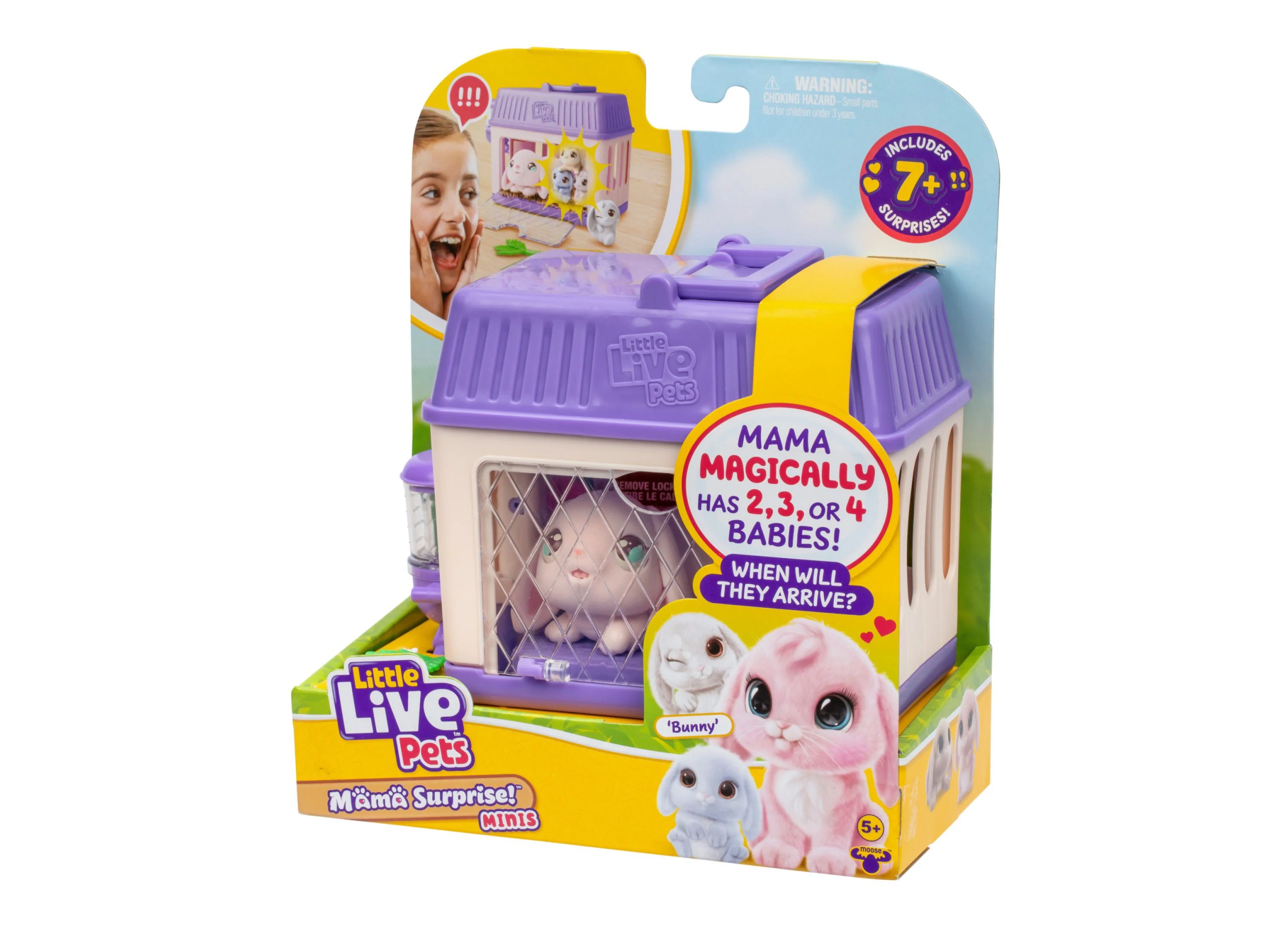 Little Live Pets Mama Surprise Mini Playset Bunny - Interactive Hutch - Image 4