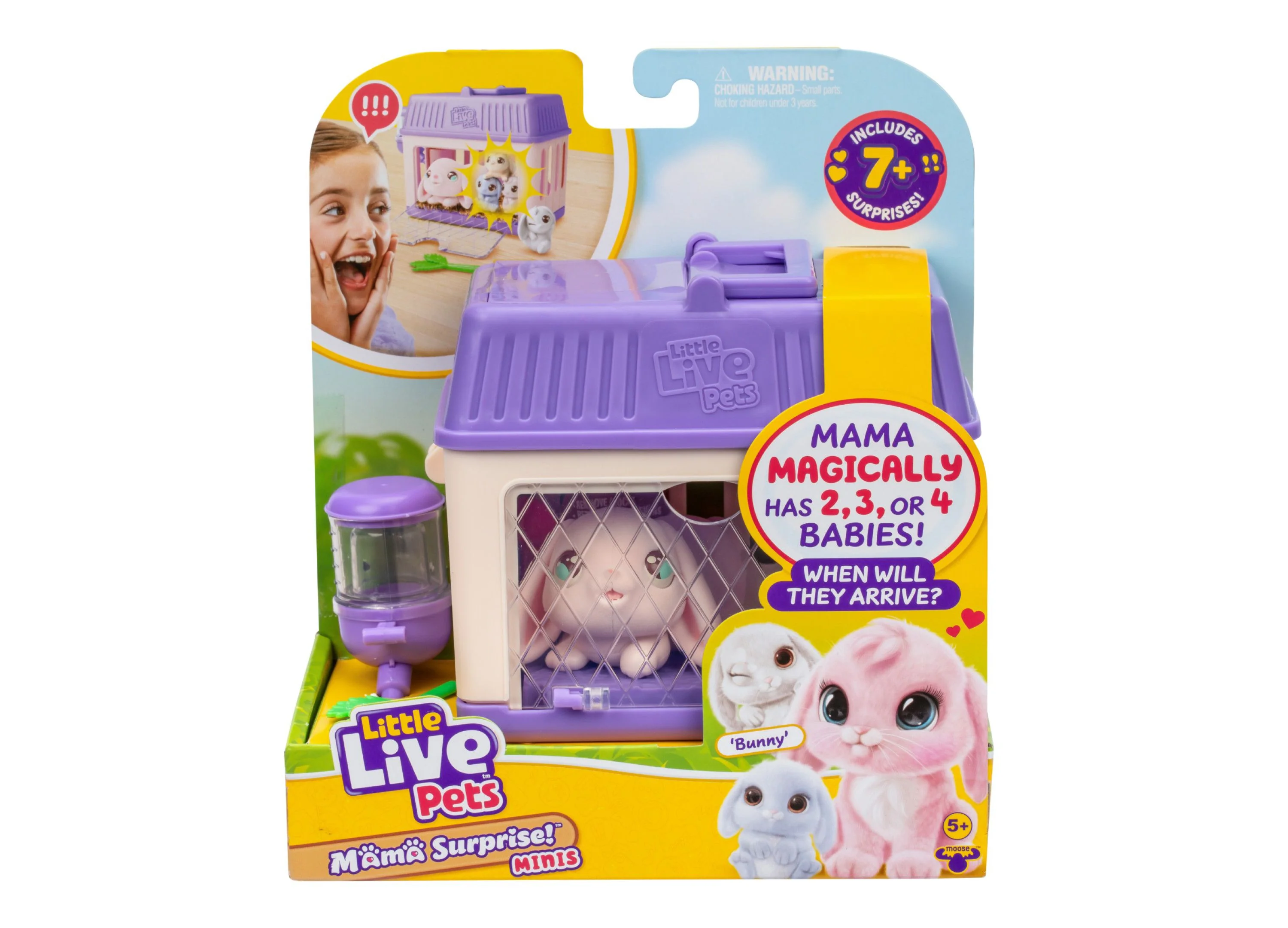 Little Live Pets Mama Surprise Mini Playset Bunny - Interactive Hutch - Image 7