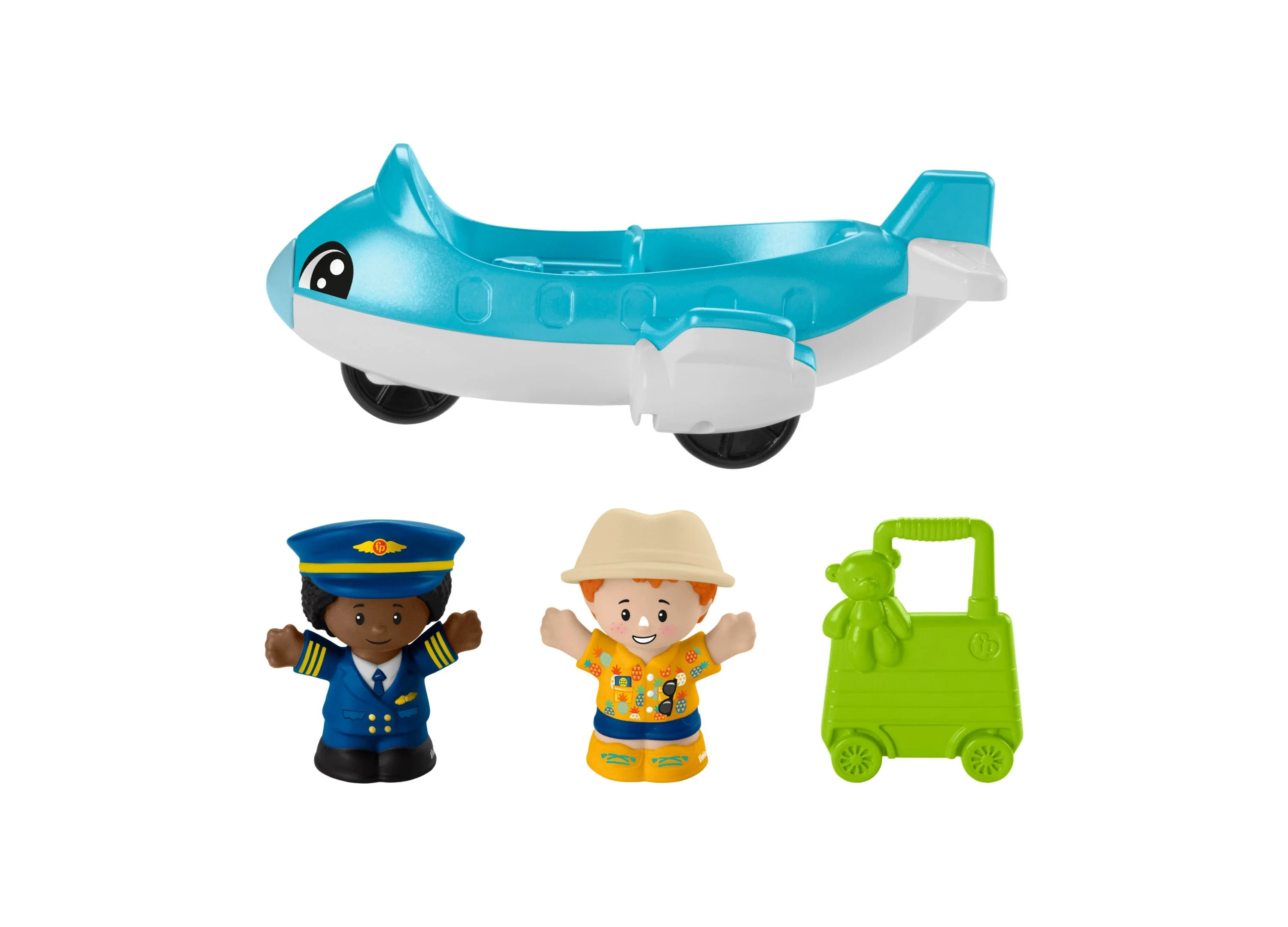 Fisher-Price Little People Everyday Adventures Airport Playset with Airplane and Figures - Image 6