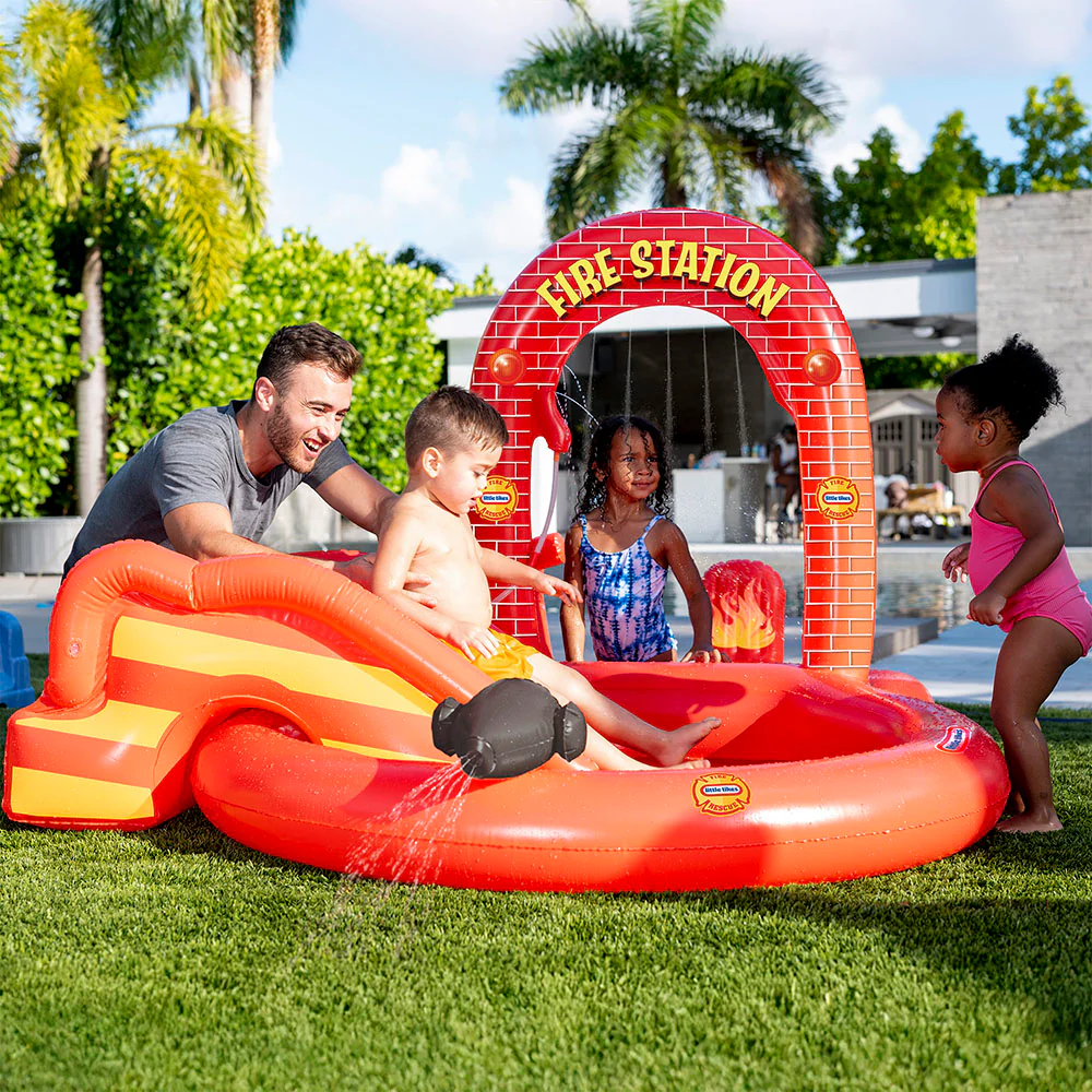 Little Tikes Fire House Adventure Play Center - Red - Image 4