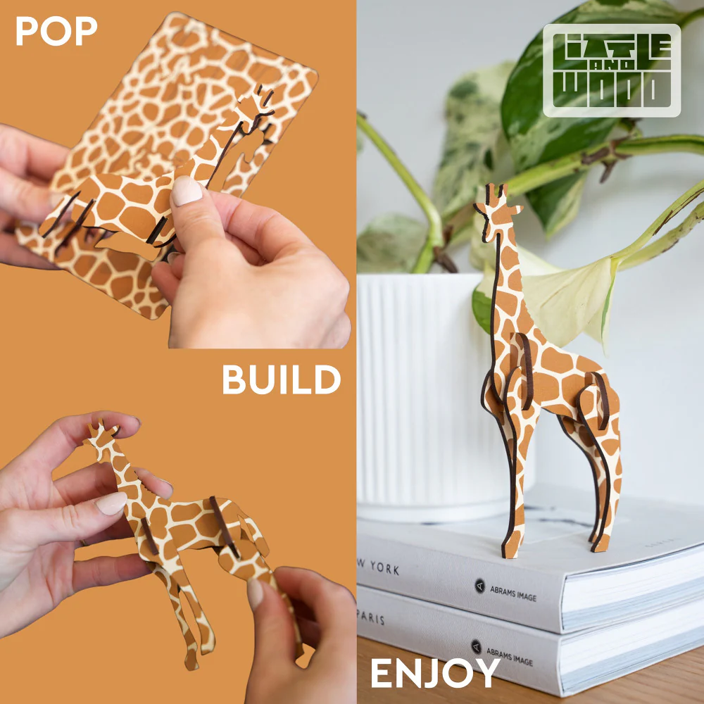 Little & Wood: San Francisco 3D Wooden Puzzle Kit - Medium - Image 5