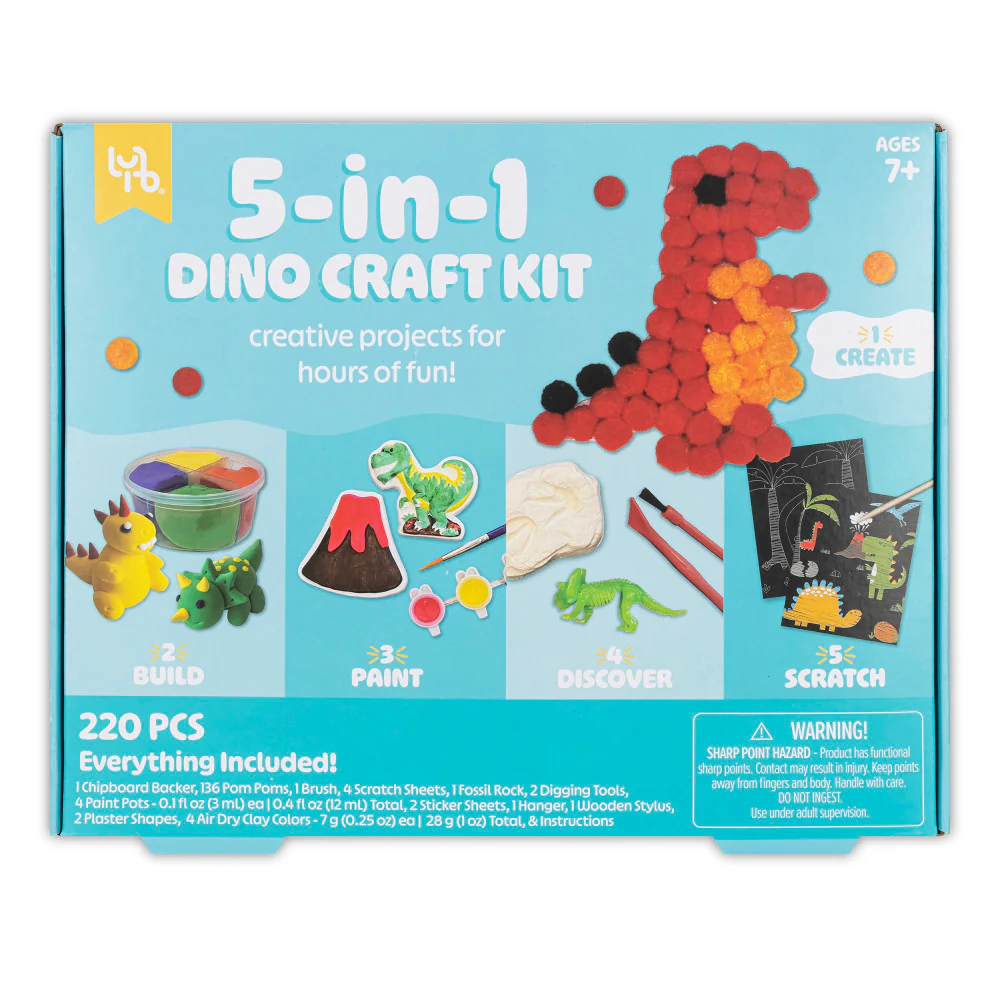 Little Yellow Bicycle Dino Explorer DIY Dinosaur Craft Kit