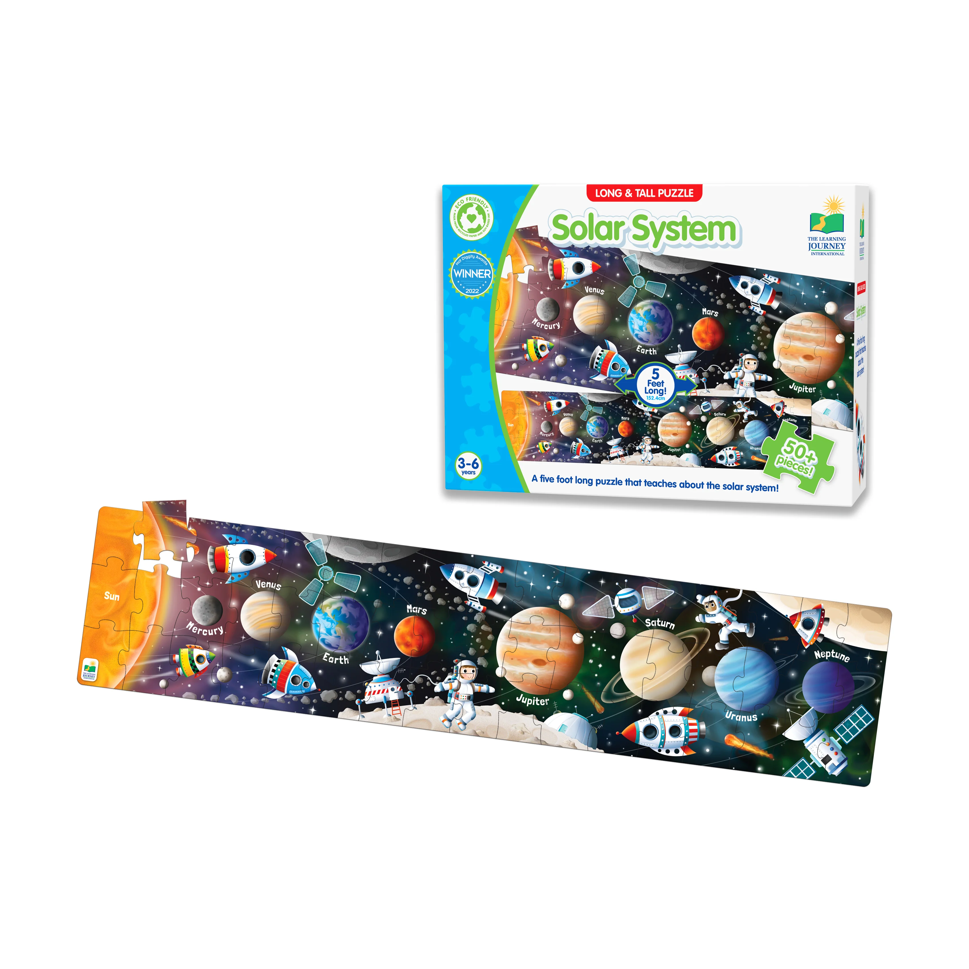 Cosmic Explorer Solar System Floor Puzzle - 51 pc - Image 3