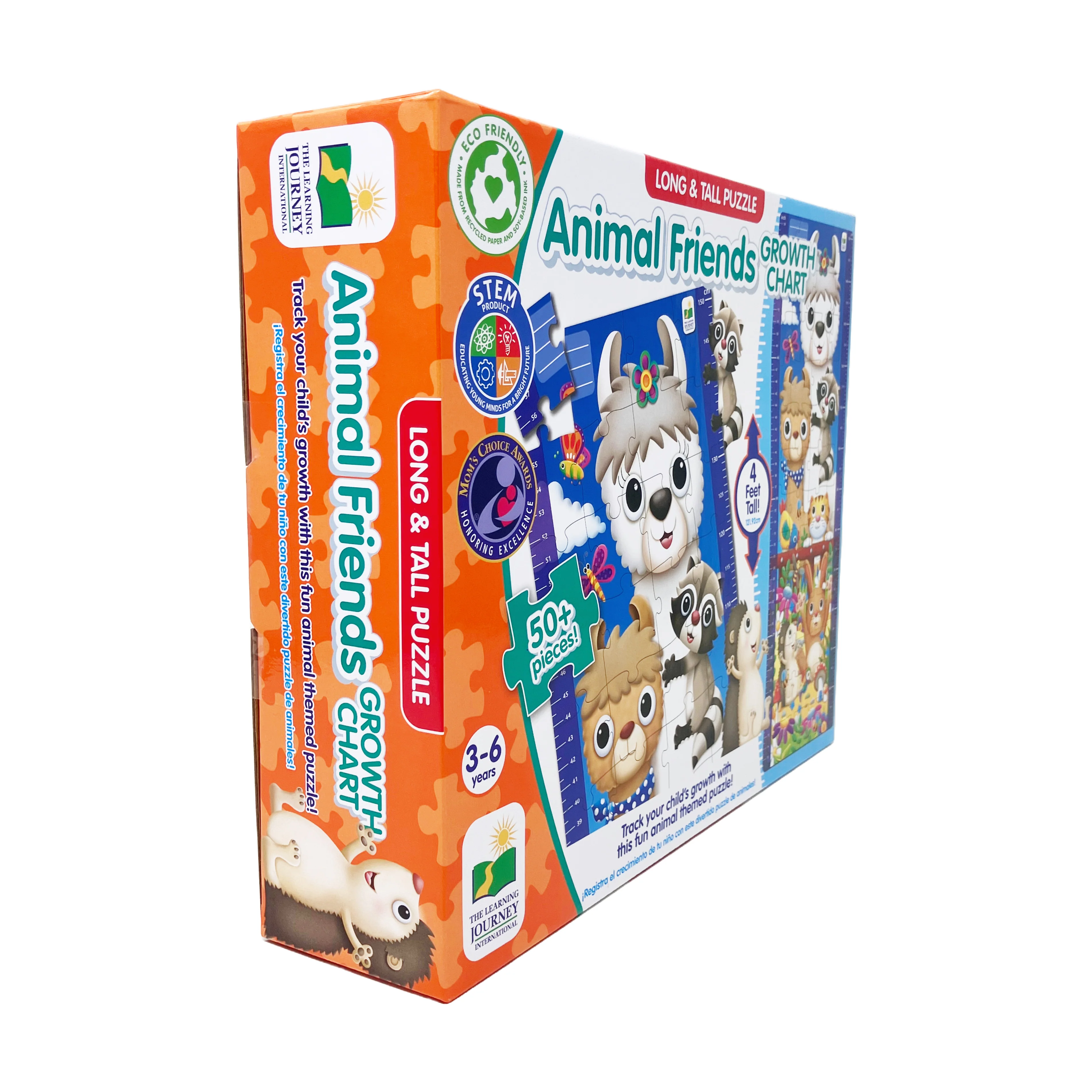 The Learning Journey Long & Tall Animal Friends Growth Chart Puzzle - 50+ pc - Image 2
