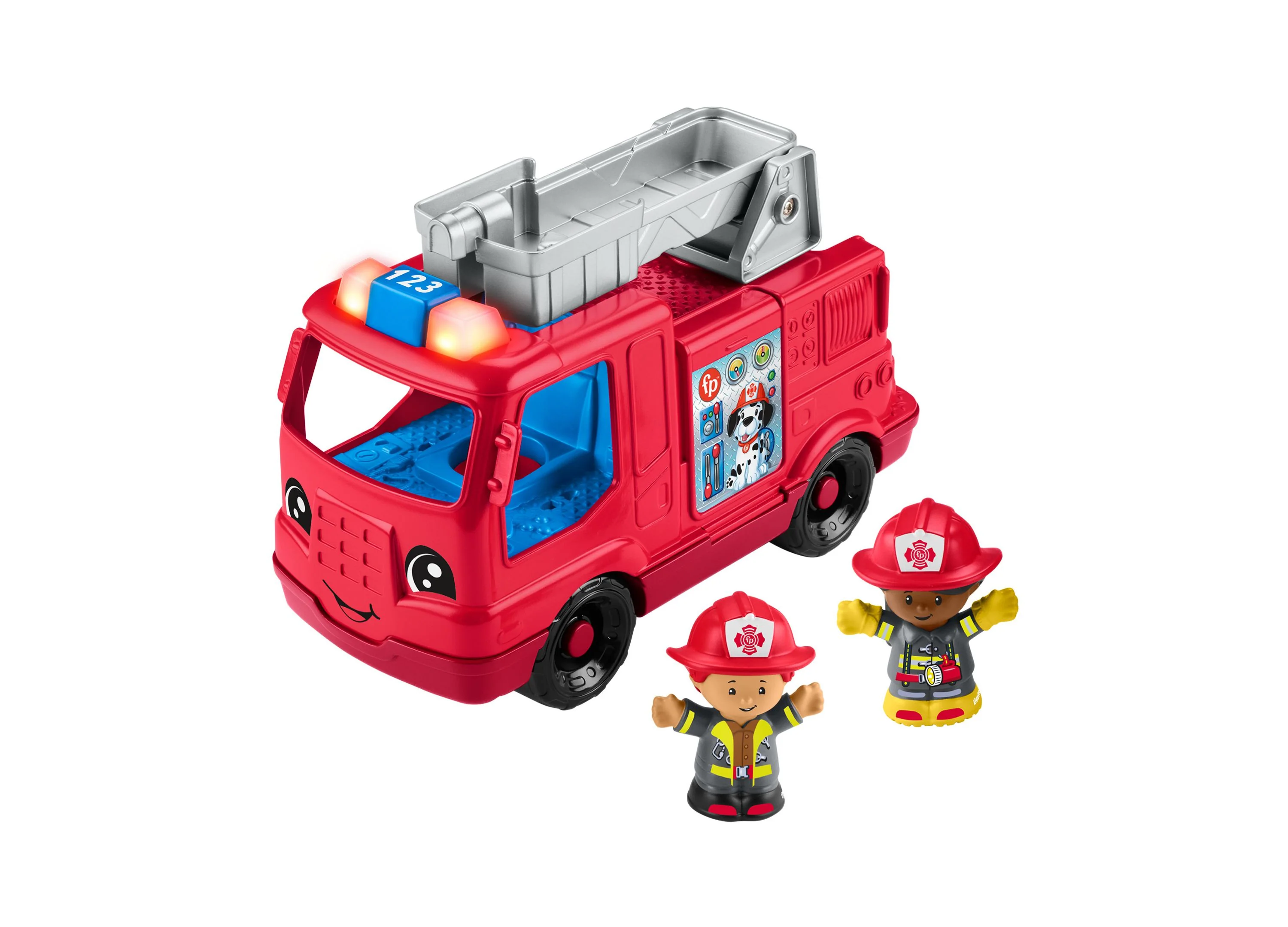 Toys R Us Gigantic Fire Engine Playset for Kids, Red