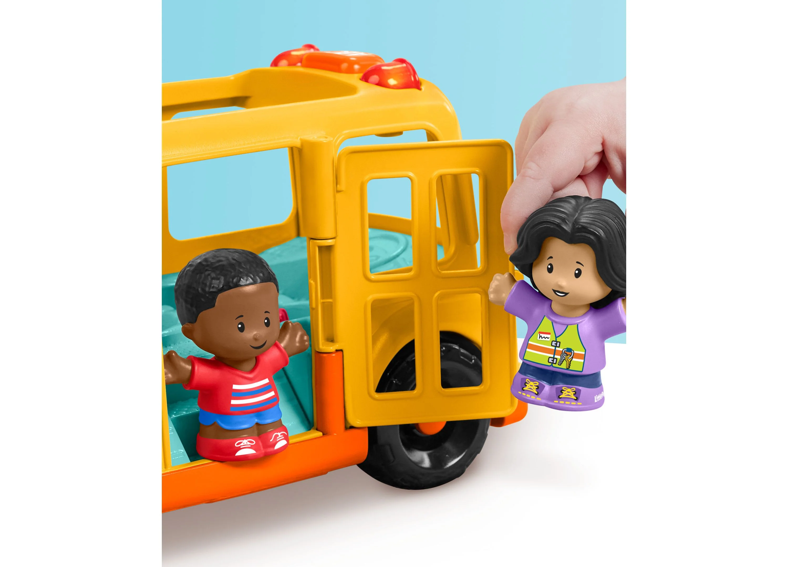 Little Pal Interactive Musical School Bus with Sounds, Lights, and Figures - Image 2