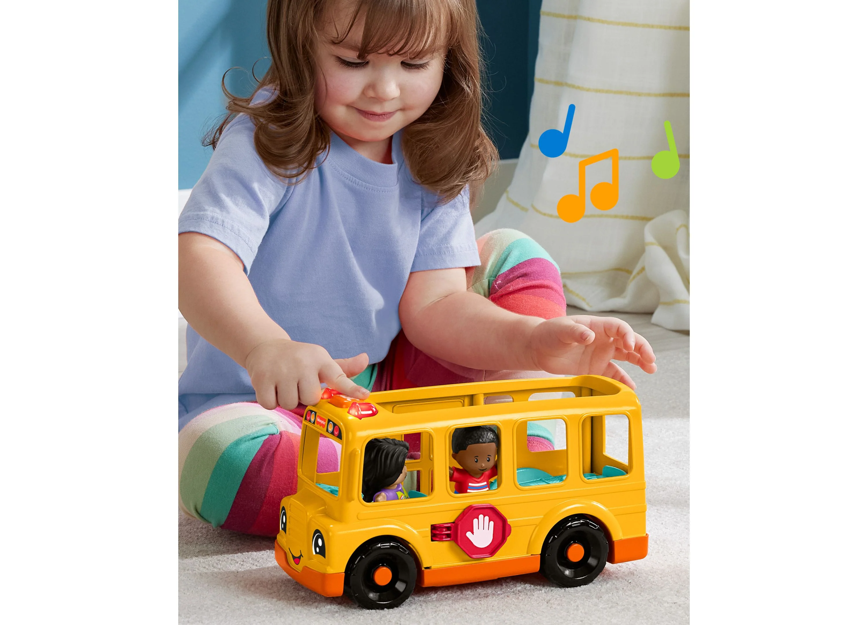 Little Pal Interactive Musical School Bus with Sounds, Lights, and Figures - Image 5