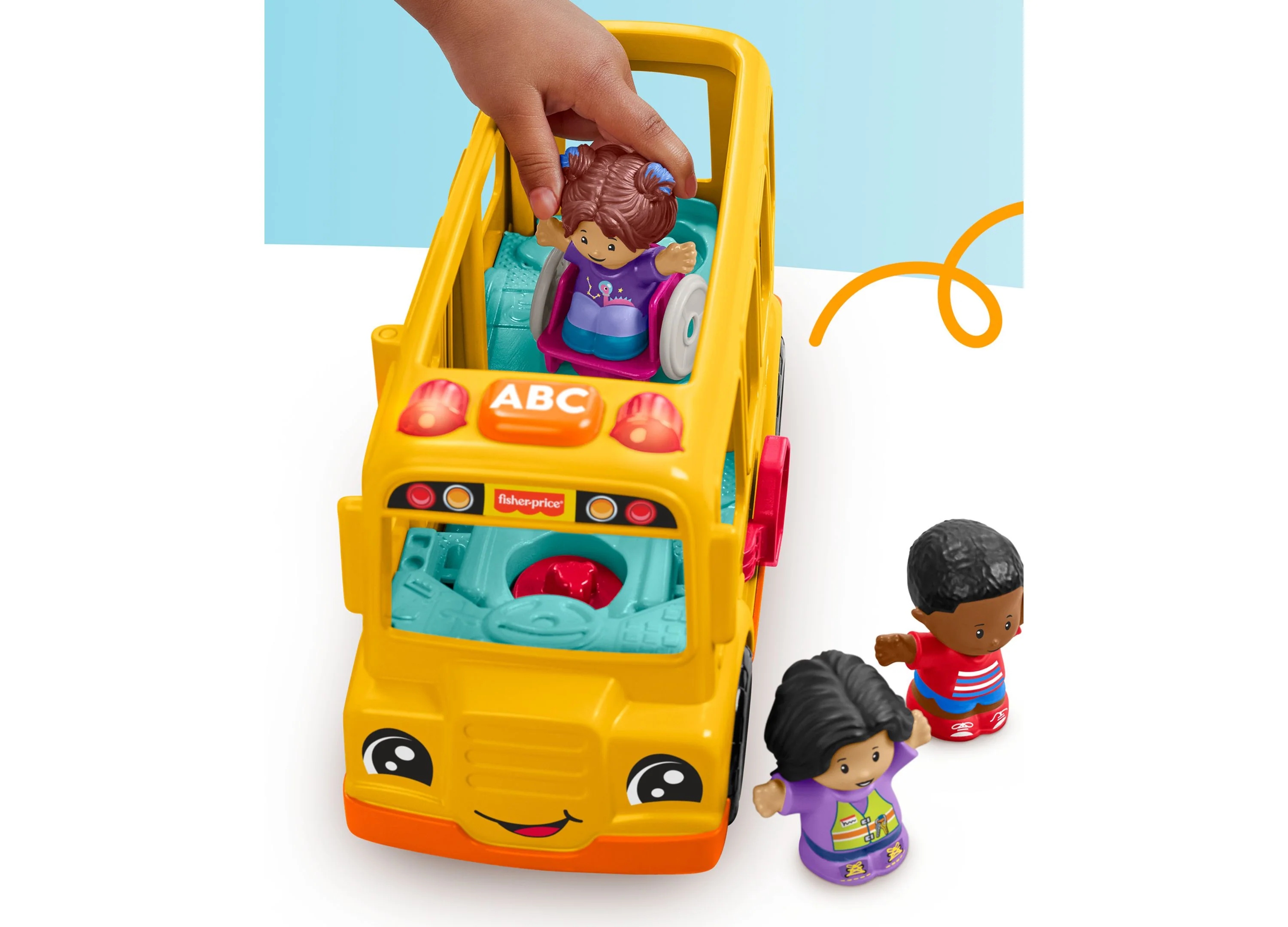 Little Pal Interactive Musical School Bus with Sounds, Lights, and Figures - Image 6
