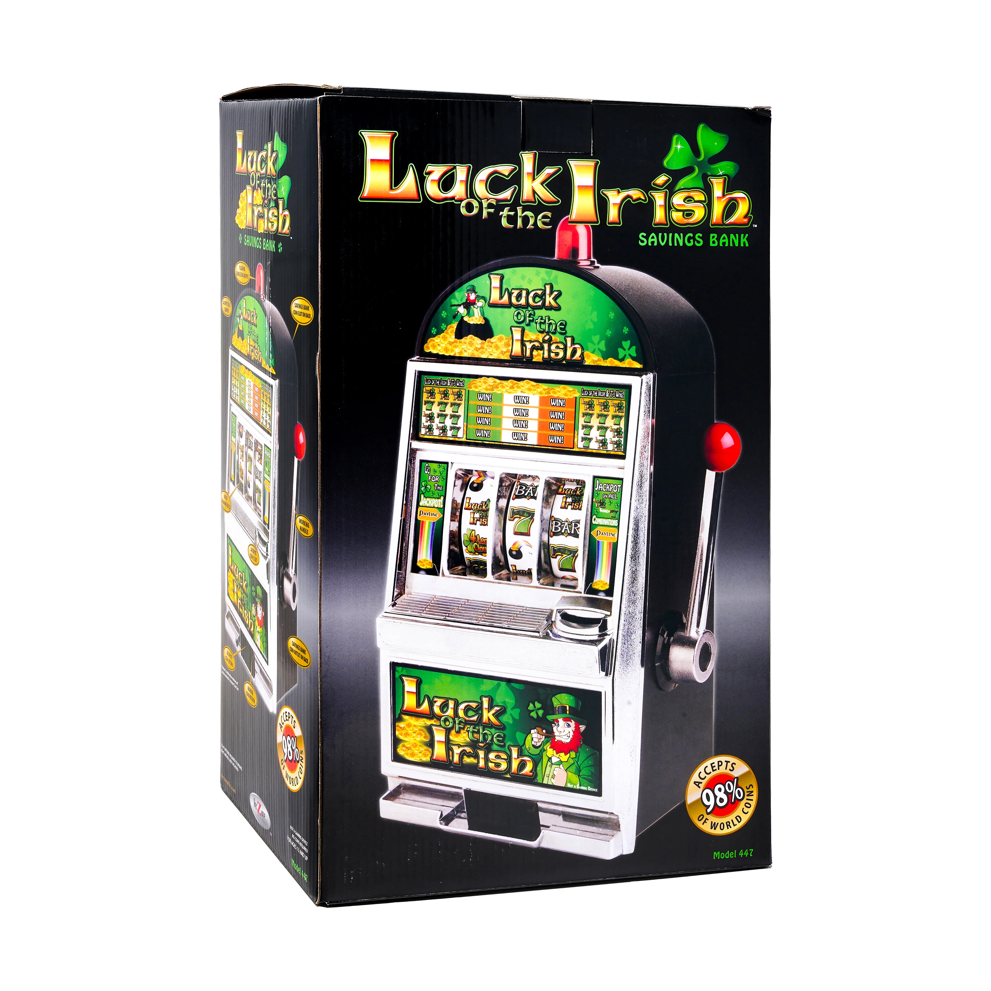 Luck of the Irish Slot Savings Bank - Whimsical Coin Collector - Image 3