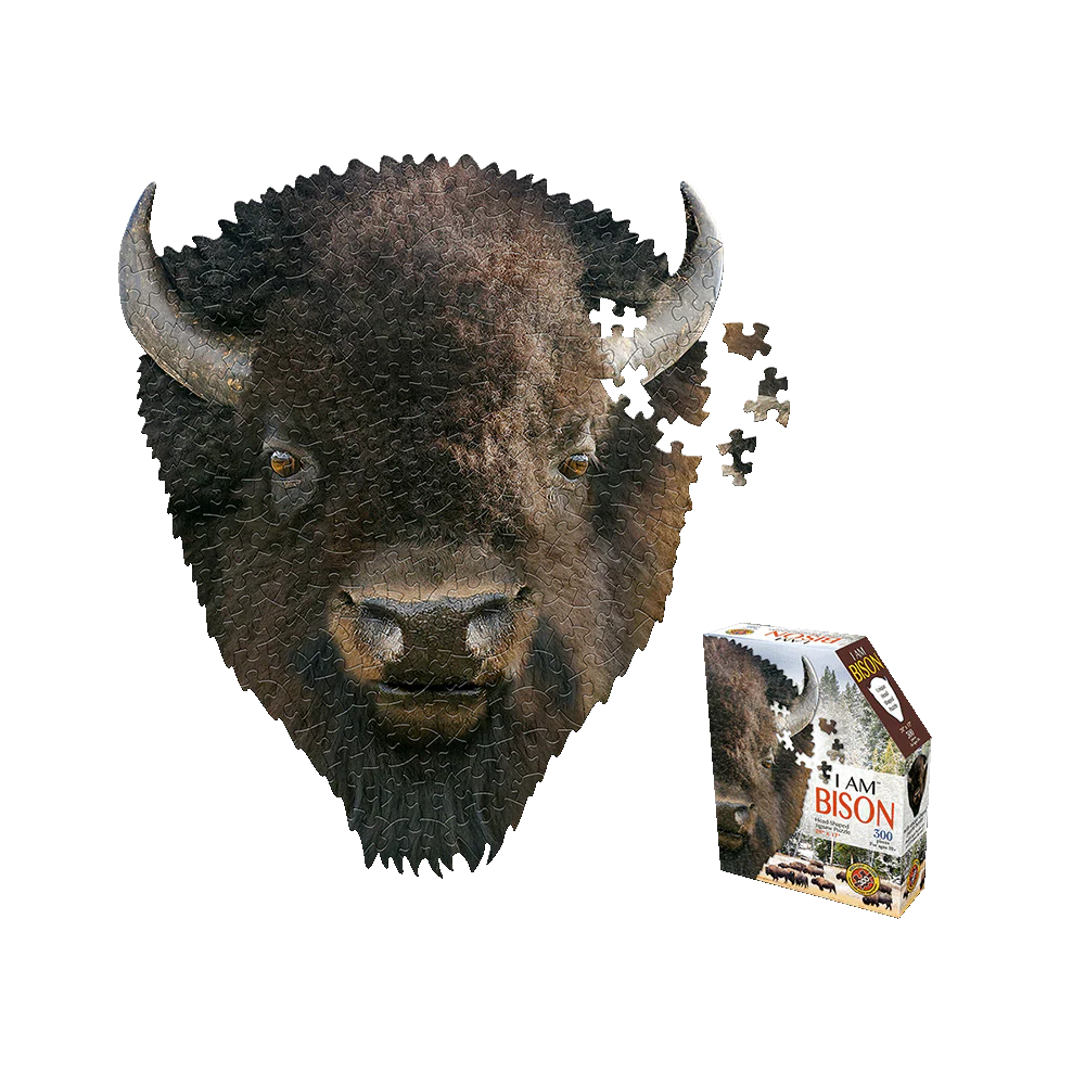 Madd Capp I AM BISON Unique-Shaped Jigsaw Puzzle - 300 pc