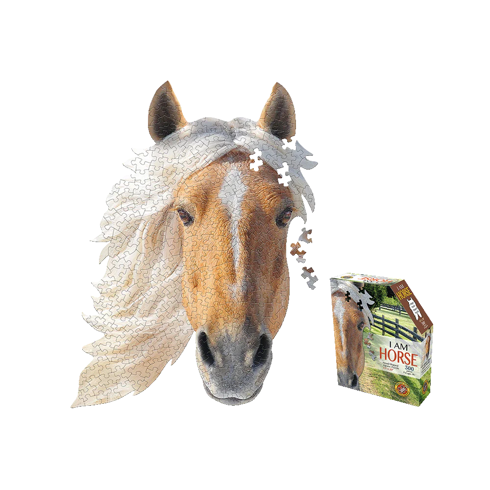 Madd Capp I AM HORSE Unique-Shaped 300-Piece Jigsaw Puzzle