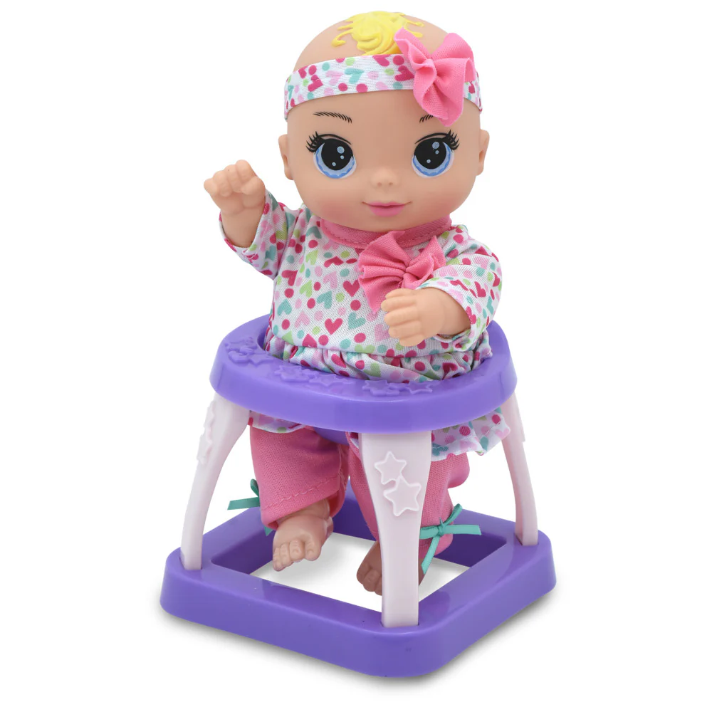 Magic Nursery 8" Stroll N Scoot Set - Hearts & Colors Playset for Toddlers - Image 6