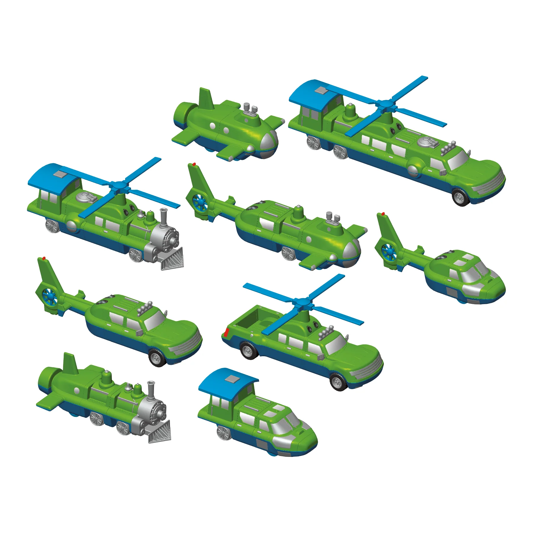Magical Mix or Match Vehicles Set 2: Adventure Assembly Playset - Image 3