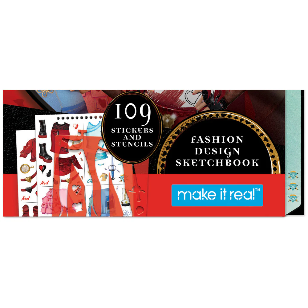 Make It Real Descendants 4 Rise of Red Fashion Design Sketchbook - Image 5