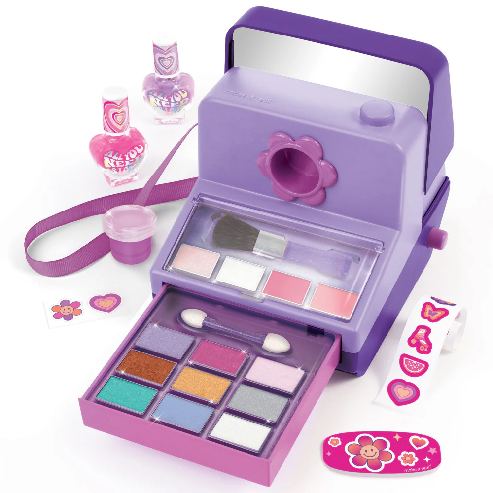Make It Real Instant Glam 23pc Camera Shaped Cosmetic Case Set - Image 2