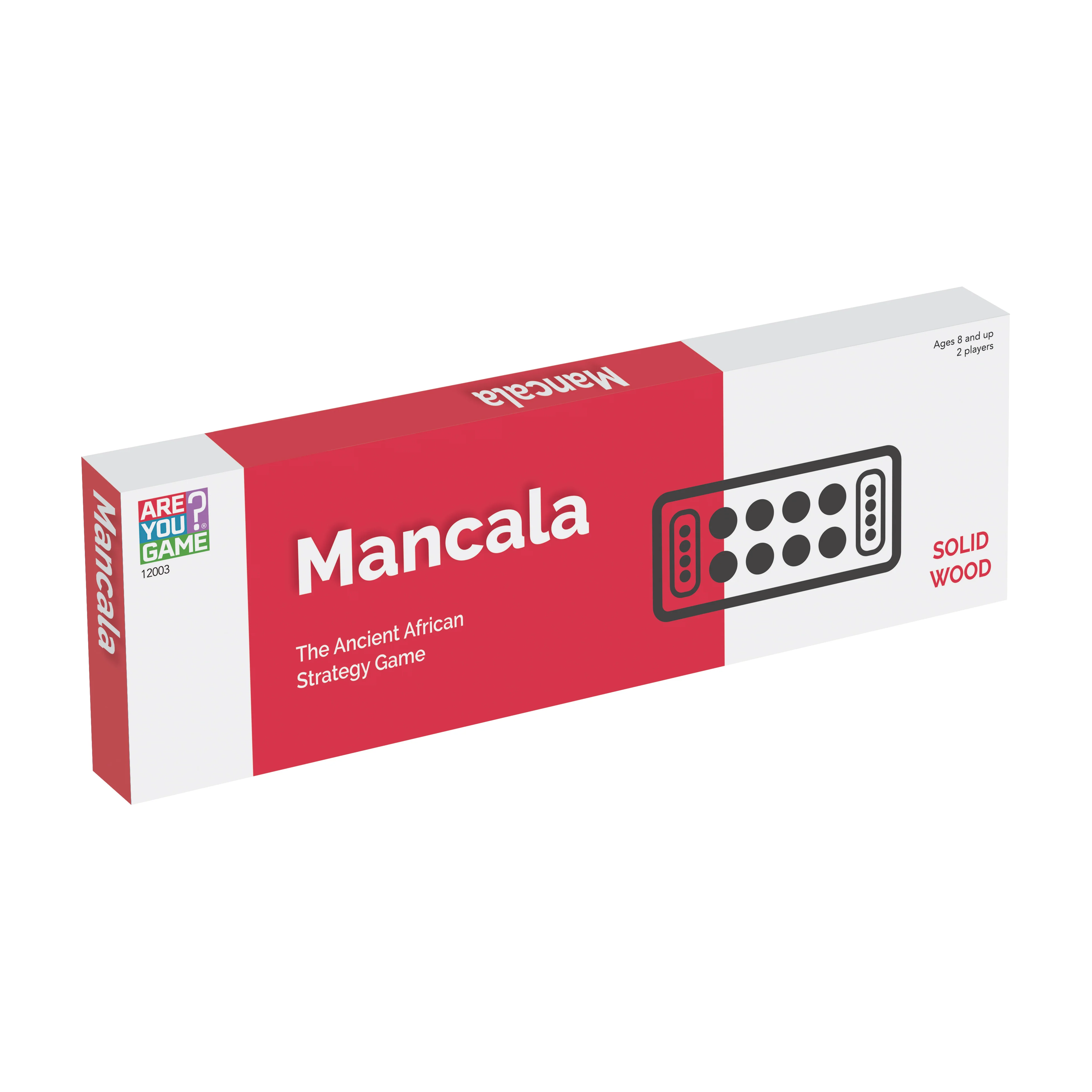 Ancient Strategy Mancala Game with Solid Wood Board - Image 2