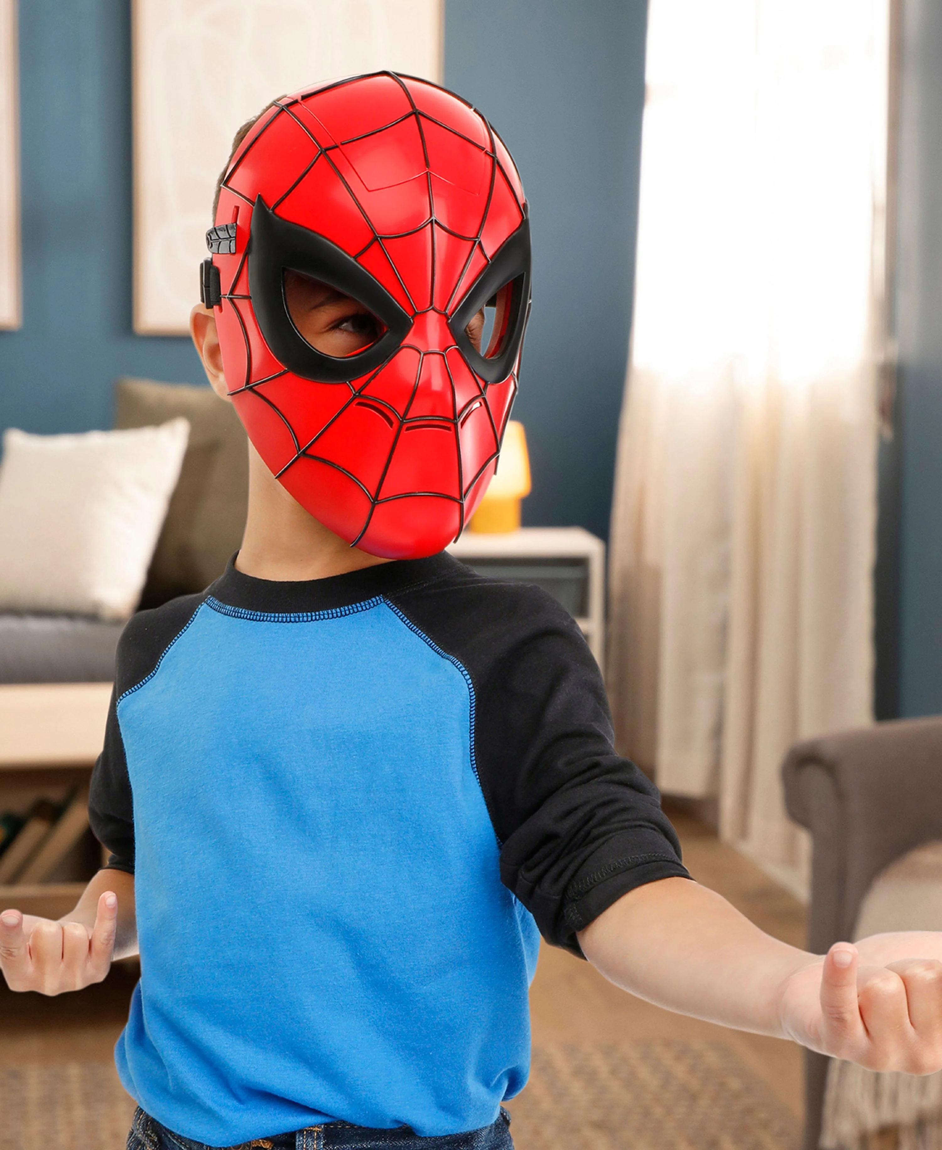 Marvel Spider-Man Glow FX Mask - Electronic Light-Up Eyes - Image 5