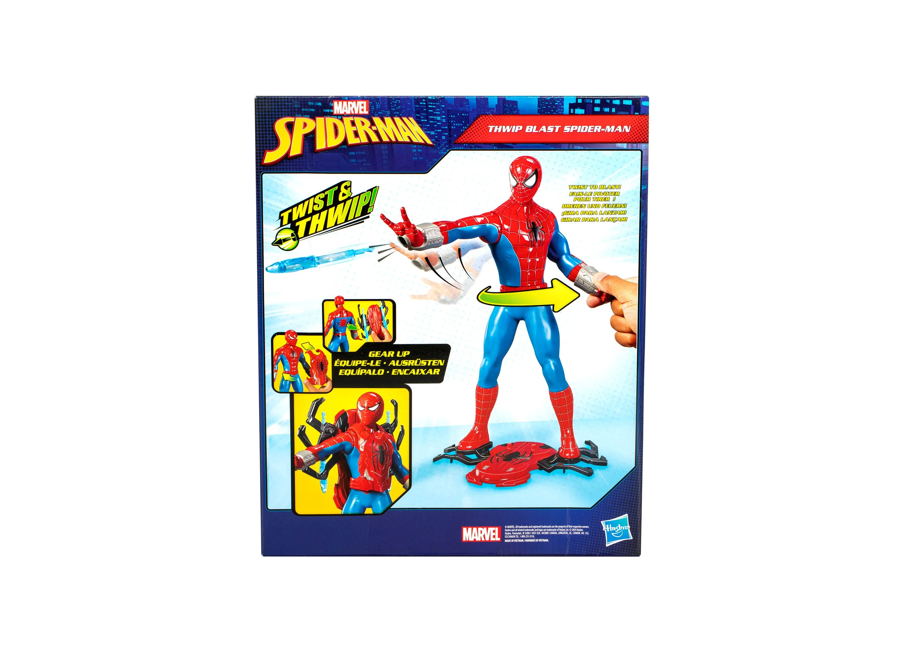 Hasbro Marvel 11-inch Thwip Blast Spider-Man Action Figure with Accessories - Image 5