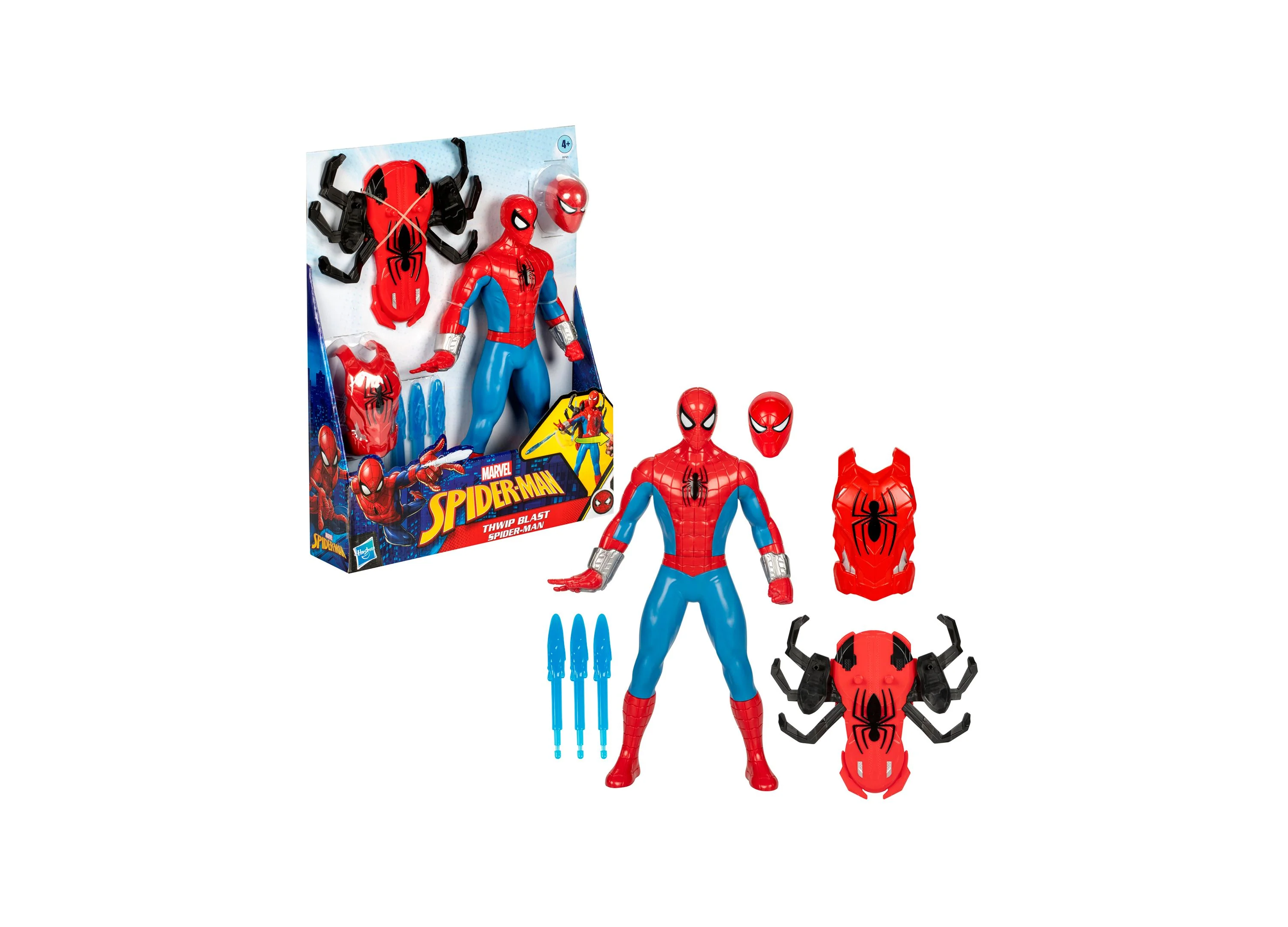 Hasbro Marvel 11-inch Thwip Blast Spider-Man Action Figure with Accessories - Image 6