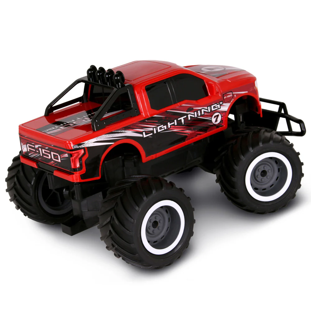 NKOK Mean Machines Ford F150 Lightning RC Truck - Red - Image 3