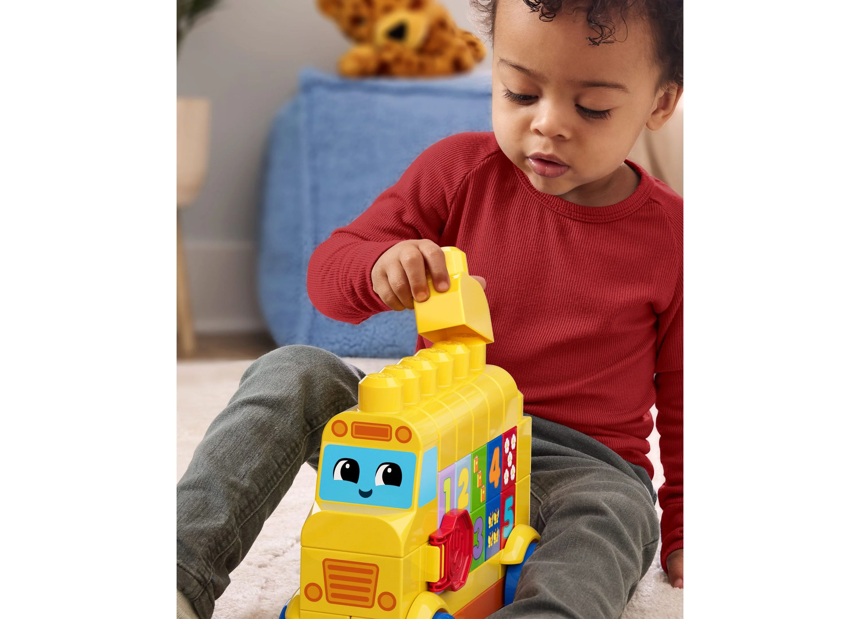 Mega Bloks First Builders Build & Count Bus, 45 Pieces - Image 2