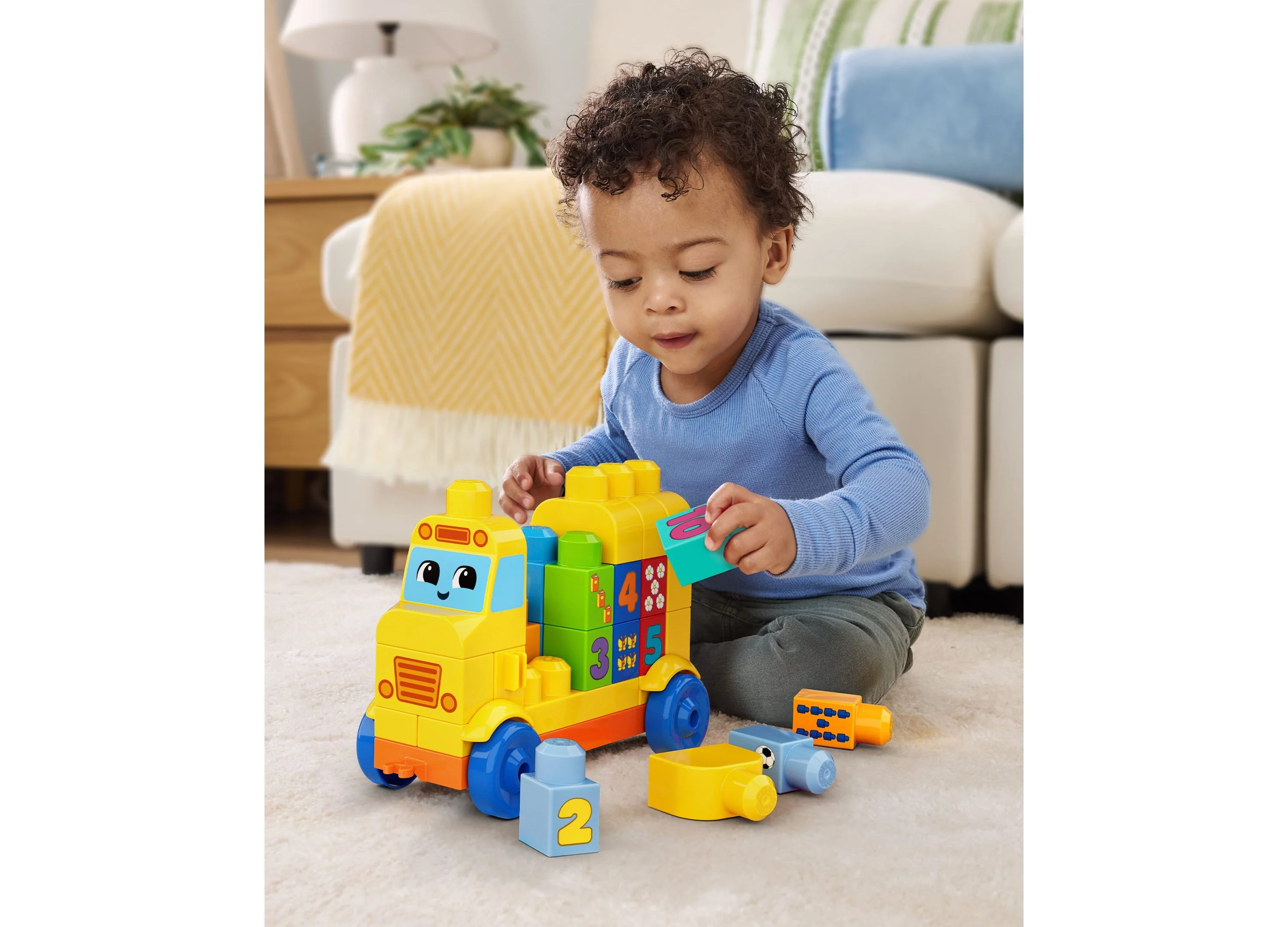 Mega Bloks First Builders Build & Count Bus, 45 Pieces - Image 5