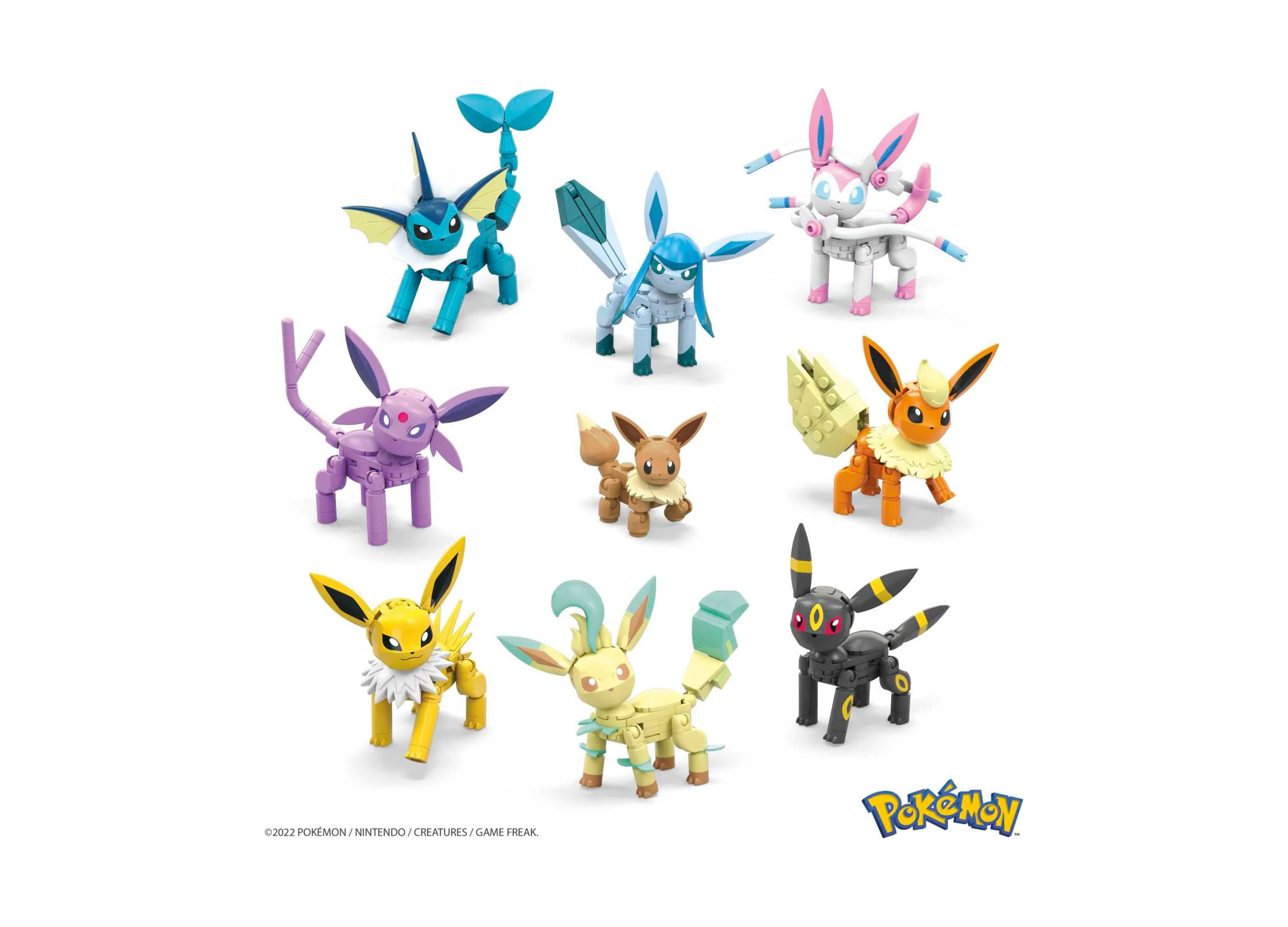 Mega Construx Pokemon Every Eevee Evolution 470-Piece Building Set - Image 4