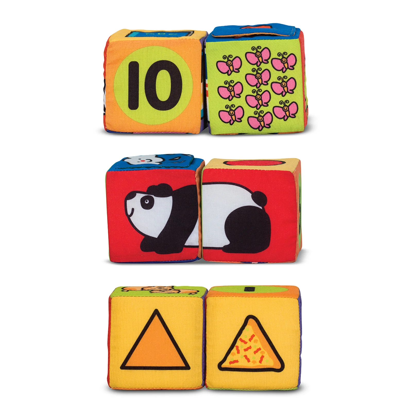 Melissa & Doug Match & Build Soft Blocks ‚Äì 14-Piece Set - Image 3