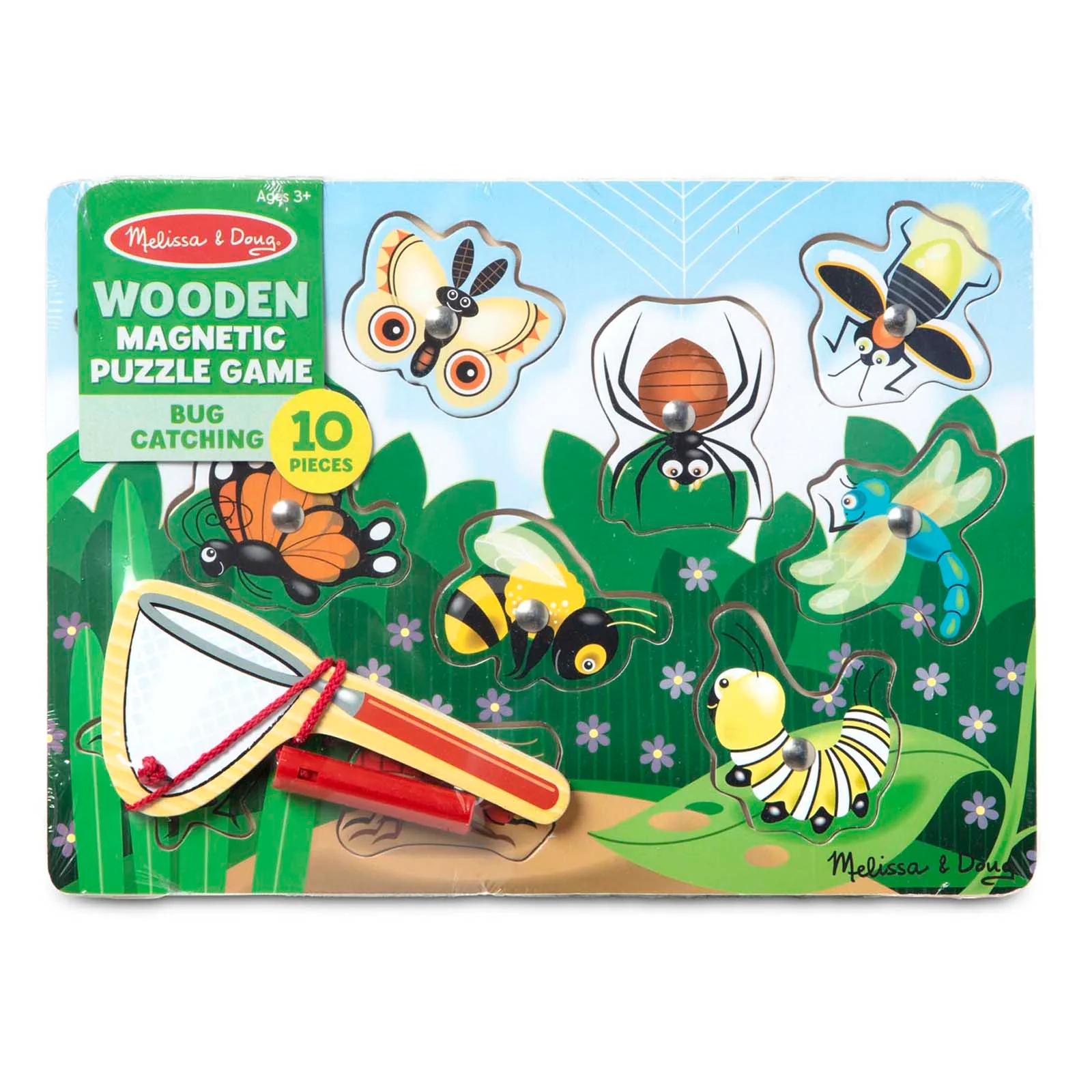 Melissa & Doug Garden Bug Magnetic Wooden Puzzle - 10 pc - Image 2