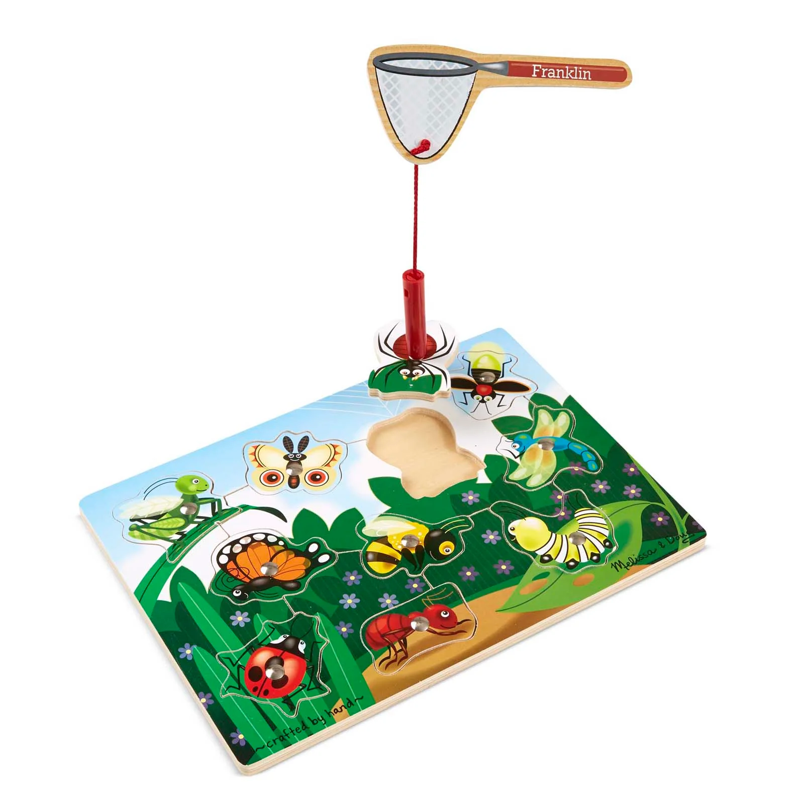 Melissa & Doug Garden Bug Magnetic Wooden Puzzle - 10 pc - Image 3