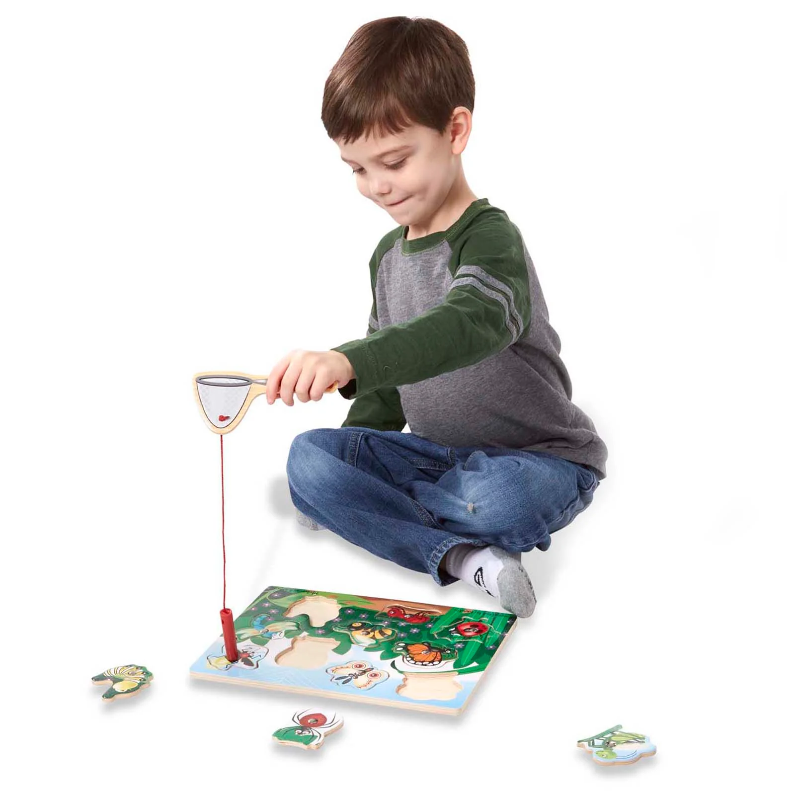 Melissa & Doug Garden Bug Magnetic Wooden Puzzle - 10 pc - Image 4