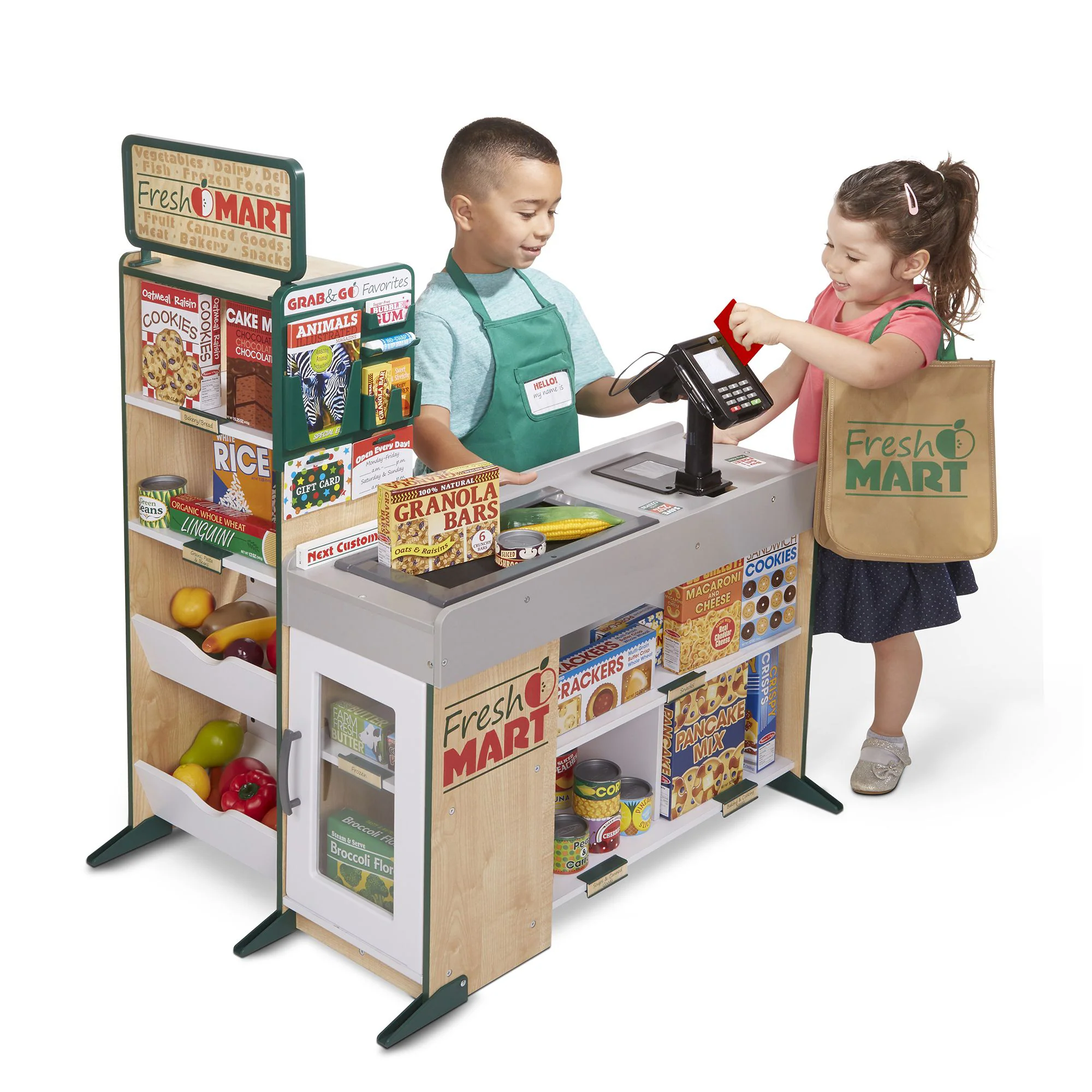 Melissa & Doug Fresh Mart Grocery Store Accessory Set - Image 7