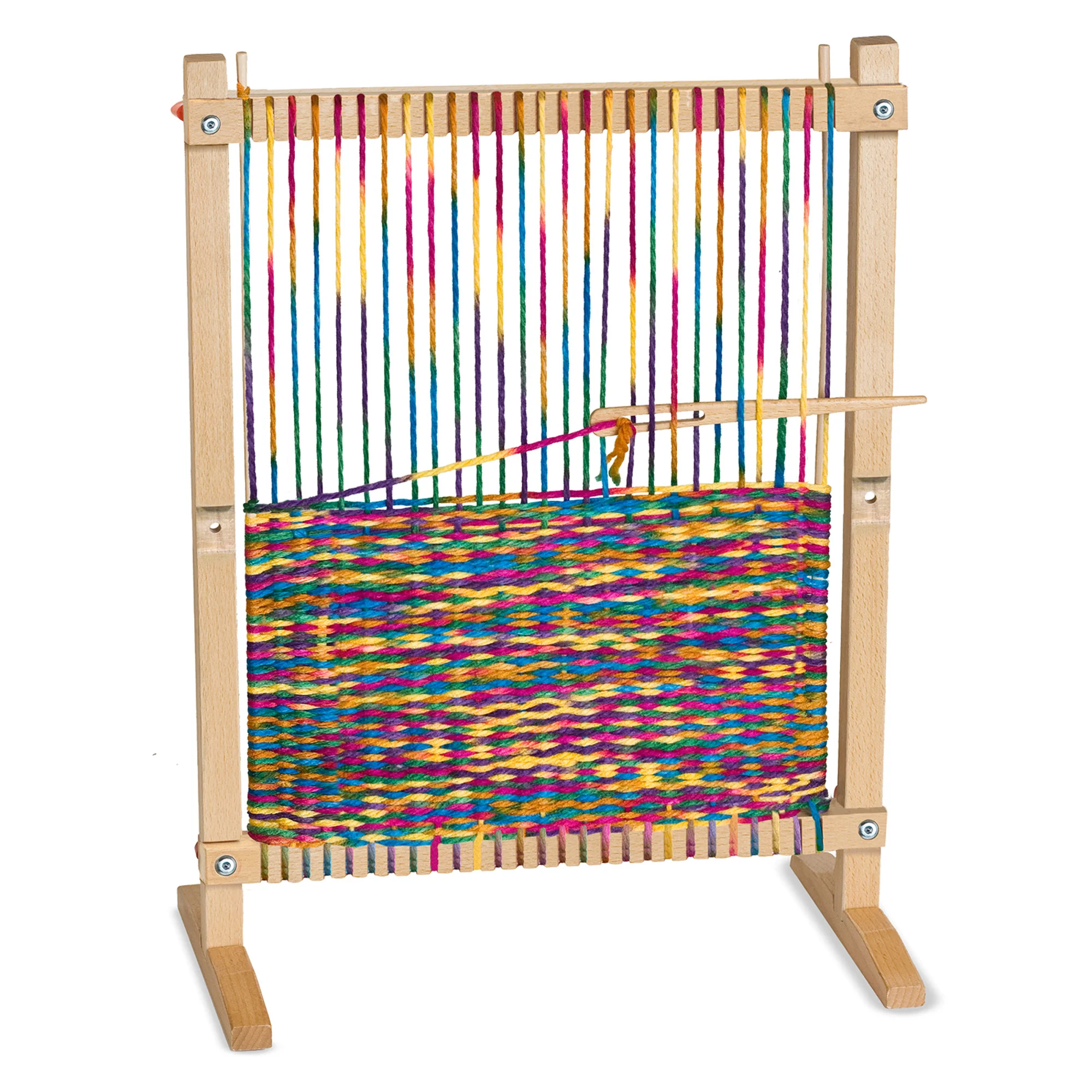 Melissa & Doug Colorful Multi-Craft Weaving Loom Kit - Image 2