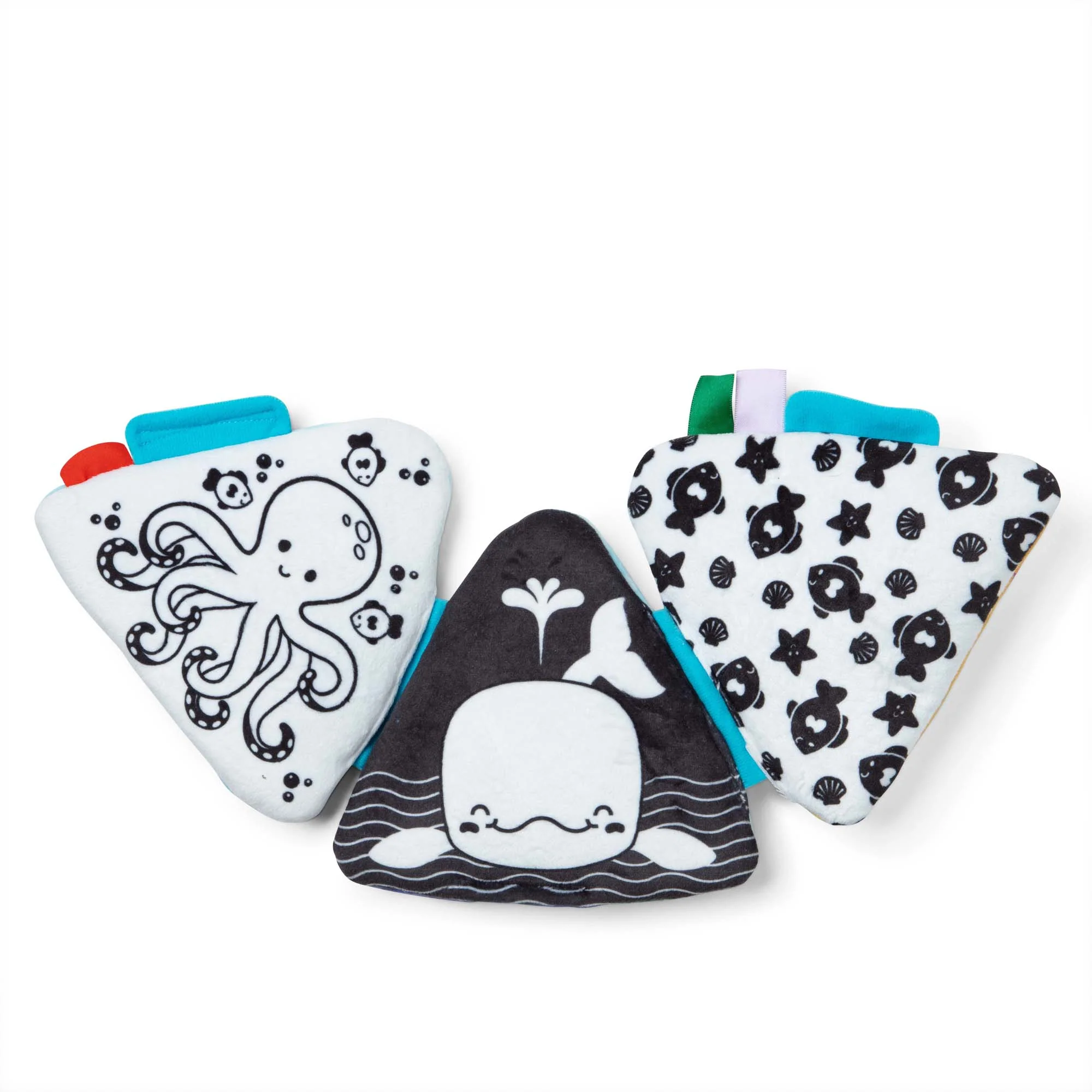 Melissa & Doug Ocean Tummy Time Triangle – Engaging Infant Playmat - Image 3